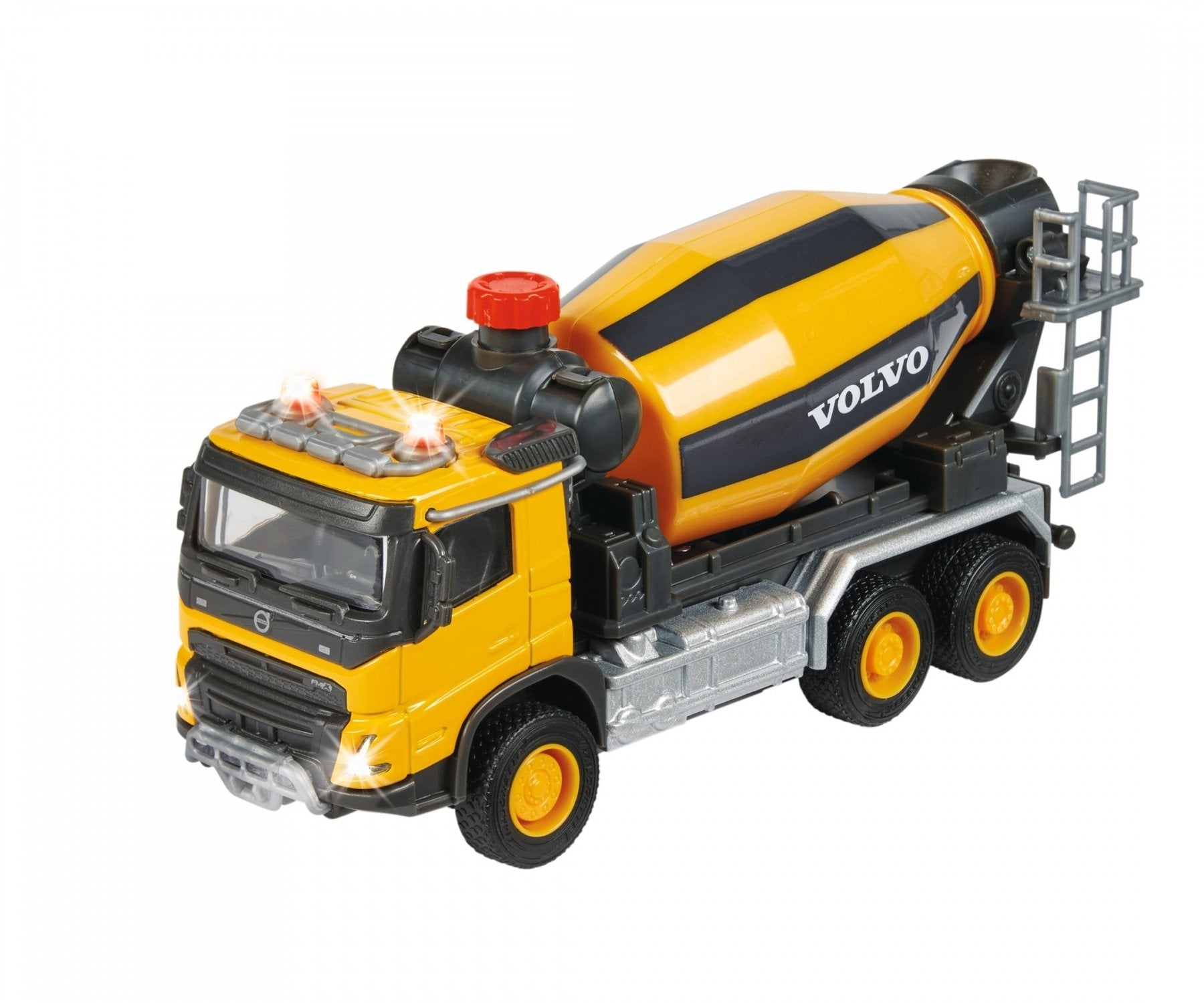 Hormigonera Majorette Volvo, Vehículo De Juguete Naranja/Negro, Con Luz Y Sonido 213723002