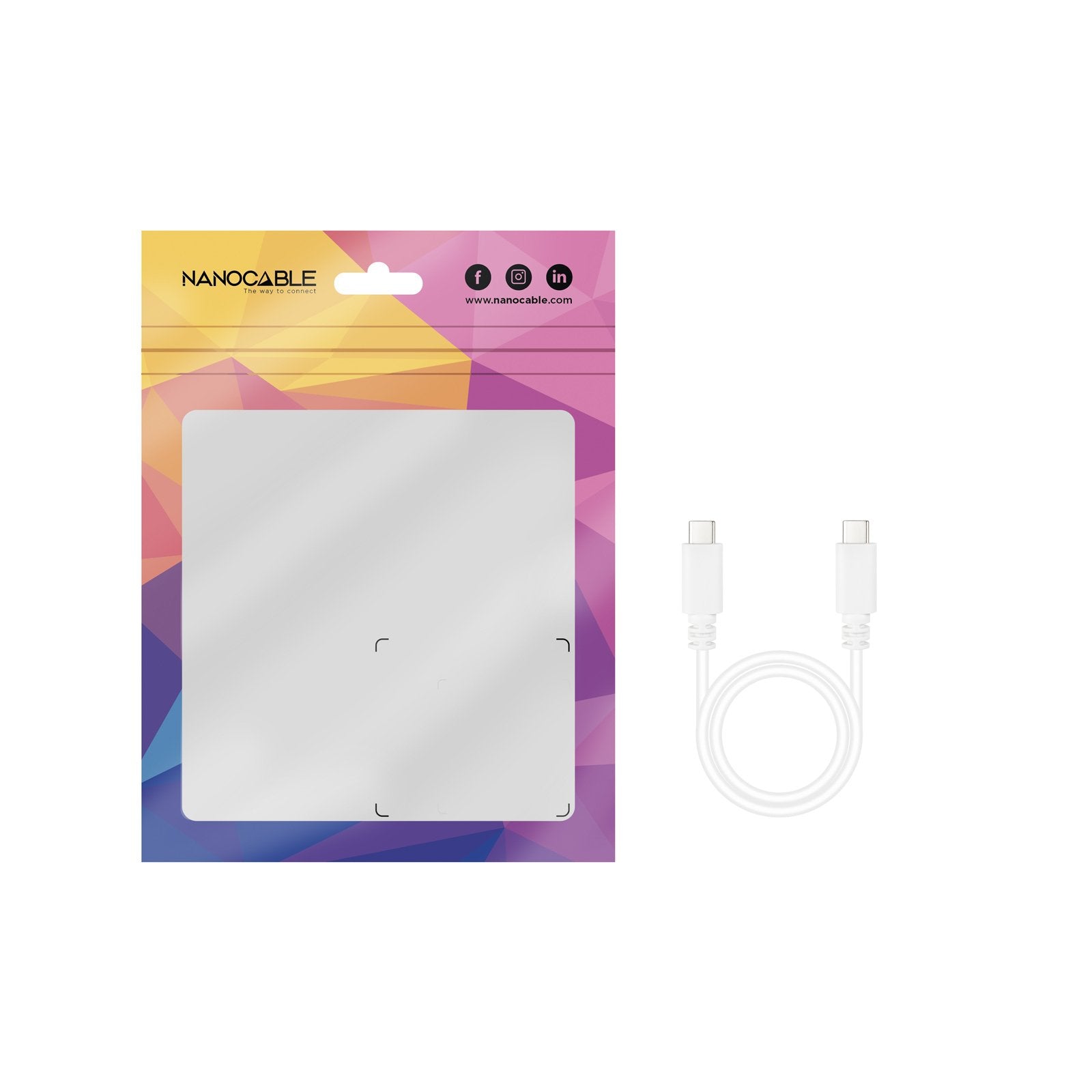 EAN 8433281014466 - Nanocable 10.01.2301-L150-W cable USB USB 2.0 1,5 m USB C imagen 6