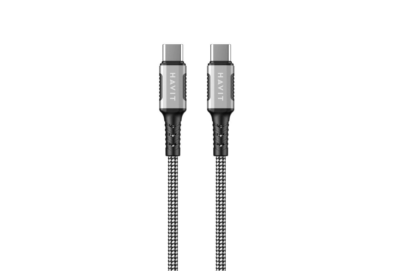 EAN 6939119077549 - Havit 6939119077549 cable USB 1 m USB C Negro, Plata, Blanco imagen 1