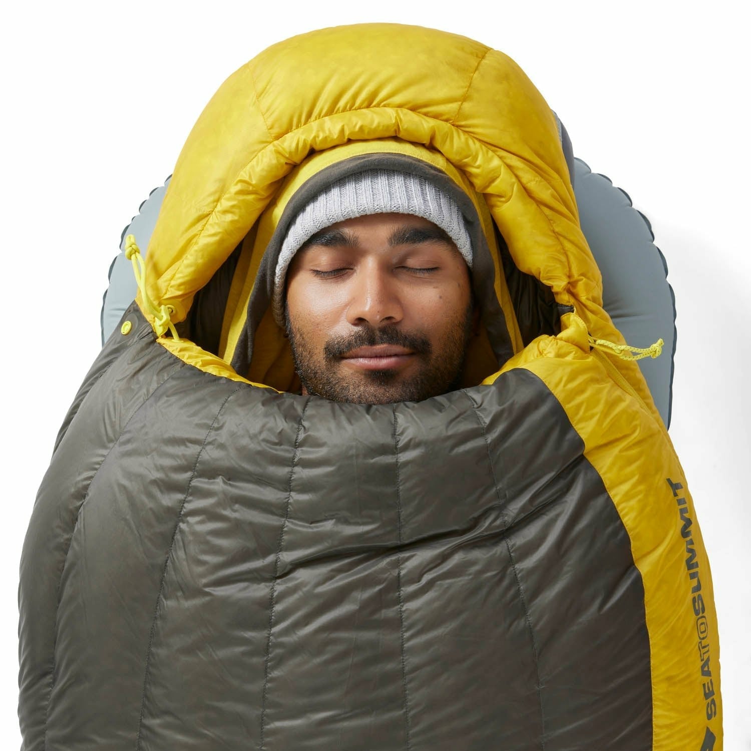 Saco De Dormir Tipo Momia Sea To Summit Spark Gris Y Amarillo