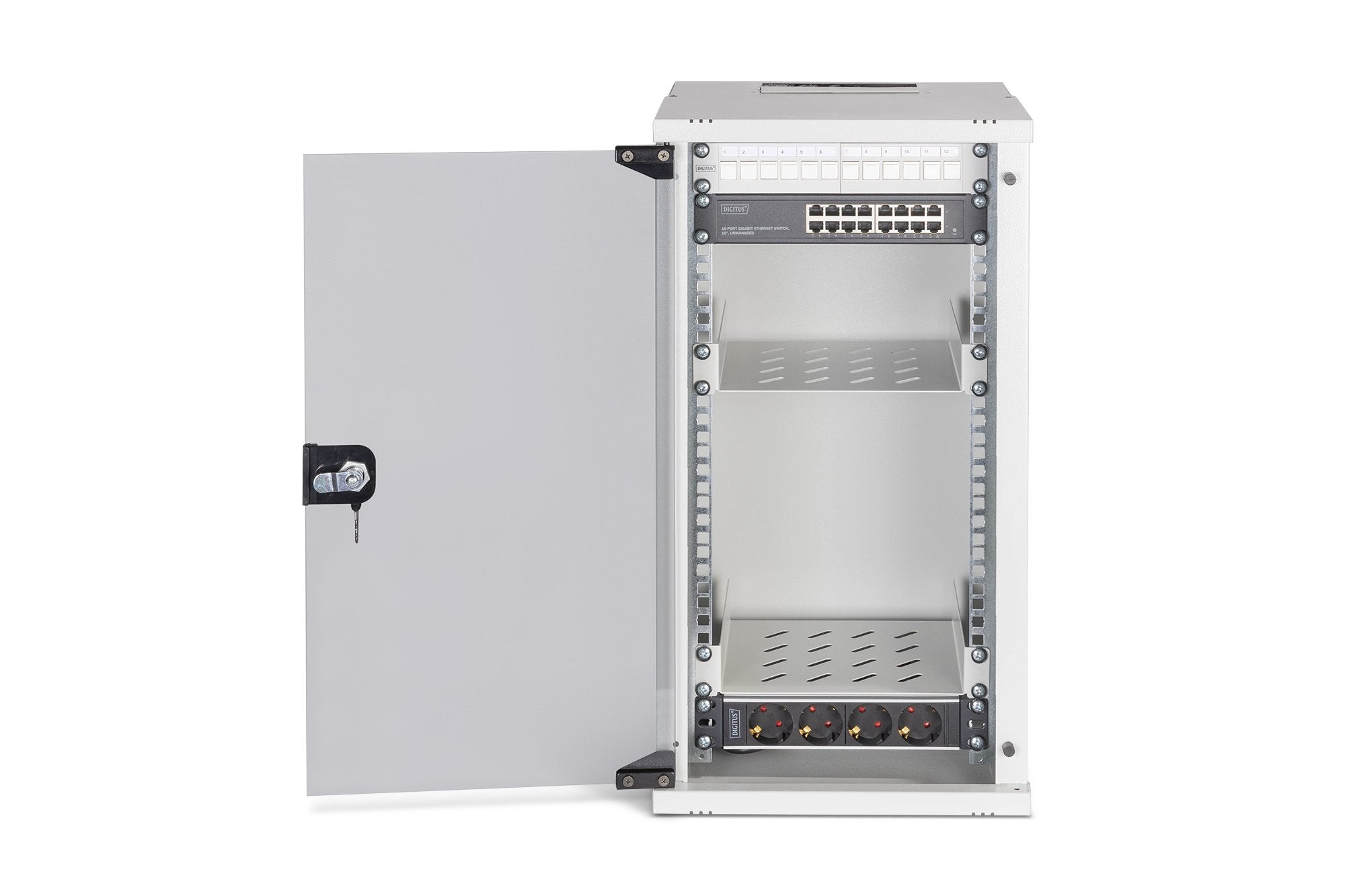 EAN 4016032499442 - Digitus DN-49104-SET armario rack Bastidor de pared Gris imagen 2