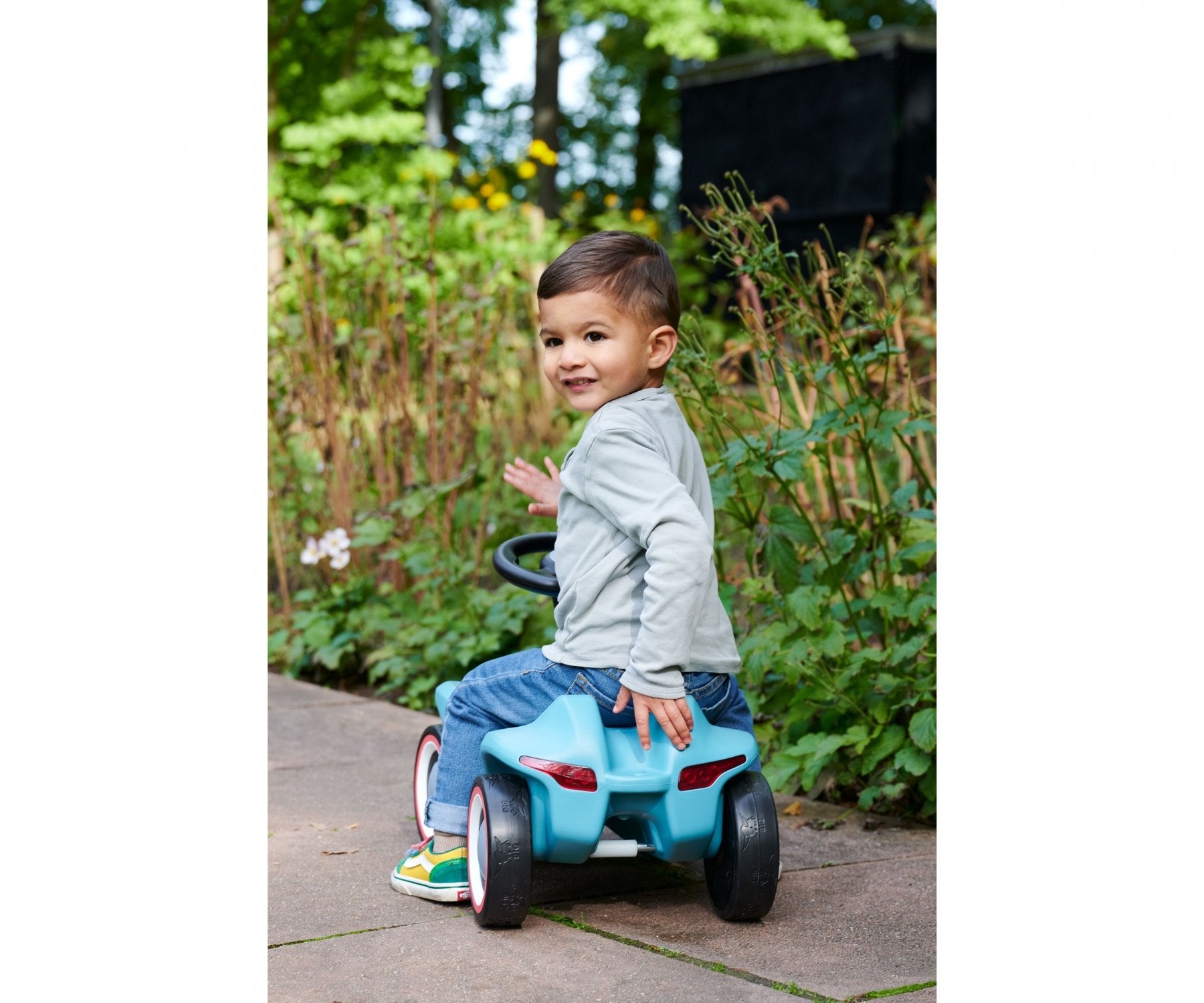 Correpasillos Big Bobby Color Azul Celeste/Albaricoque