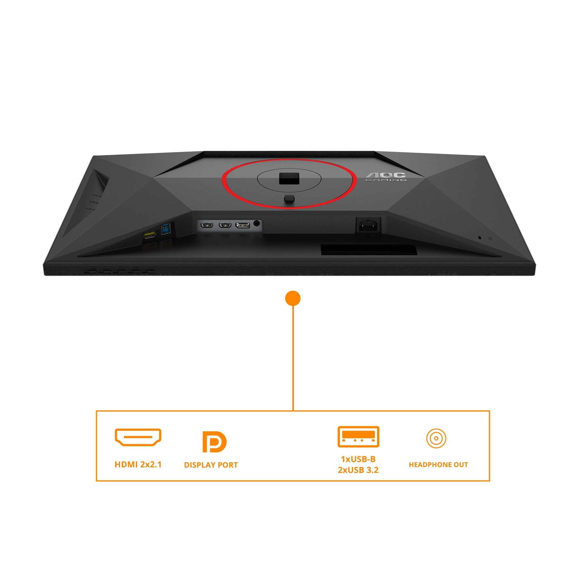 EAN 4038986682688 - AOC G4 U27G4R pantalla para PC 68,6 cm (27") 3840 x 2160 Pixeles Quad HD LED Negro, Rojo imagen 18