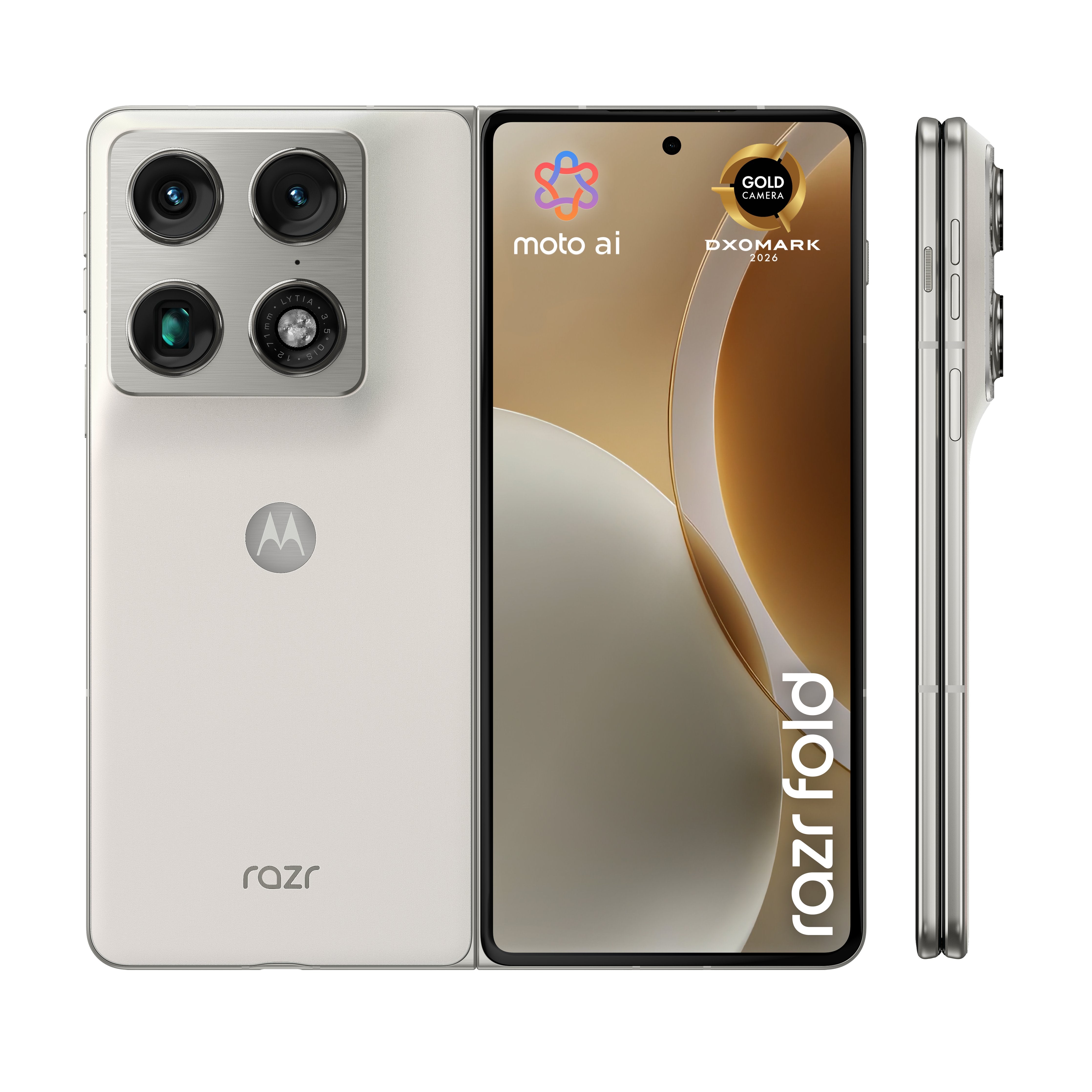 EAN 0840493610832 - Motorola razr fold 20,6 cm (8.09") SIM doble Android 16.0 5G USB Tipo C 16 GB 512 GB 6000 mAh Blanco imagen 2