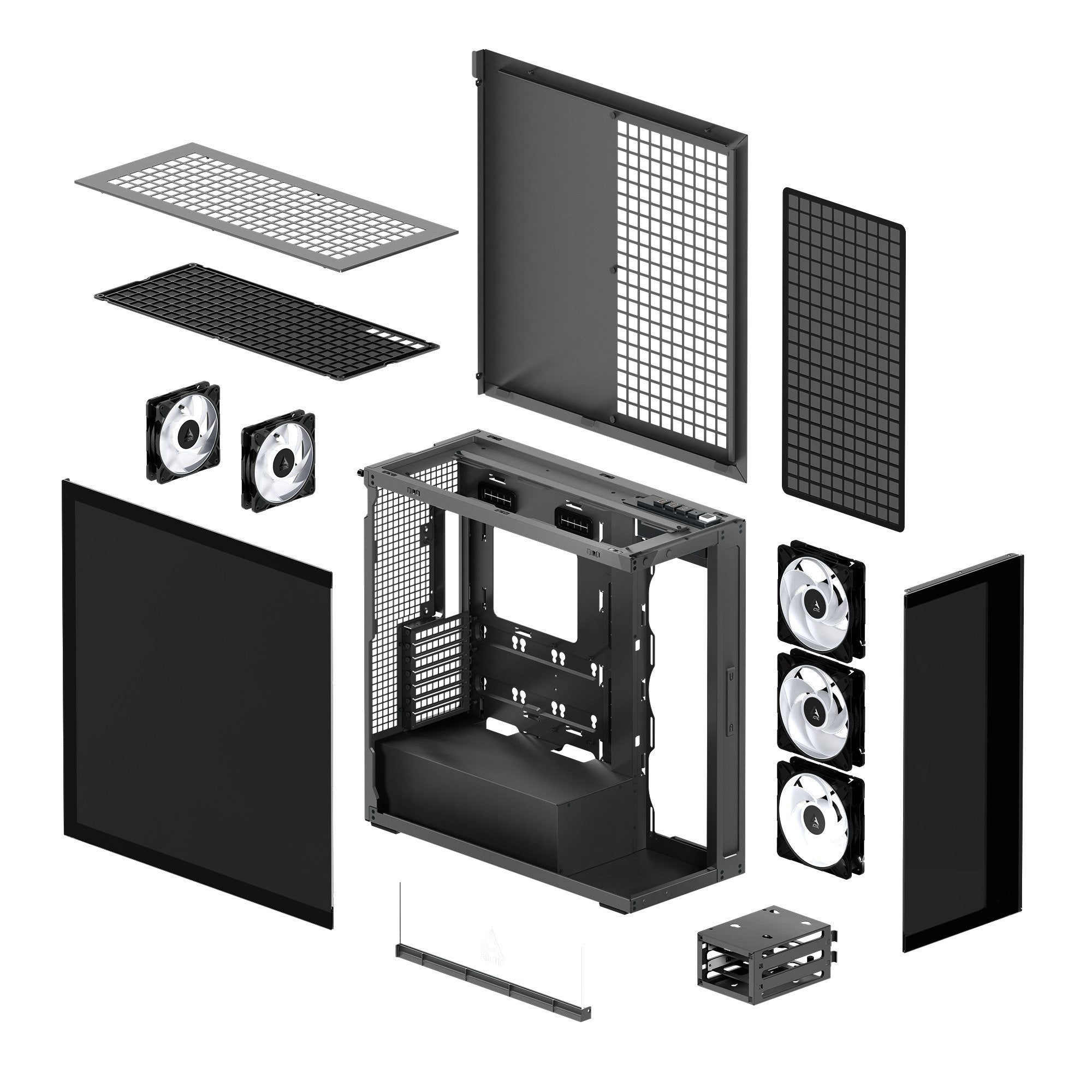 EAN 4895265000577 - ARCTIC Xtender Black (Mirror Glass) Midi Tower Negro imagen 8