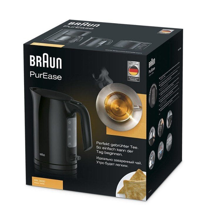 Hervidor De Agua Braun Wk 3000 Bk 1 L Negro 2200 W