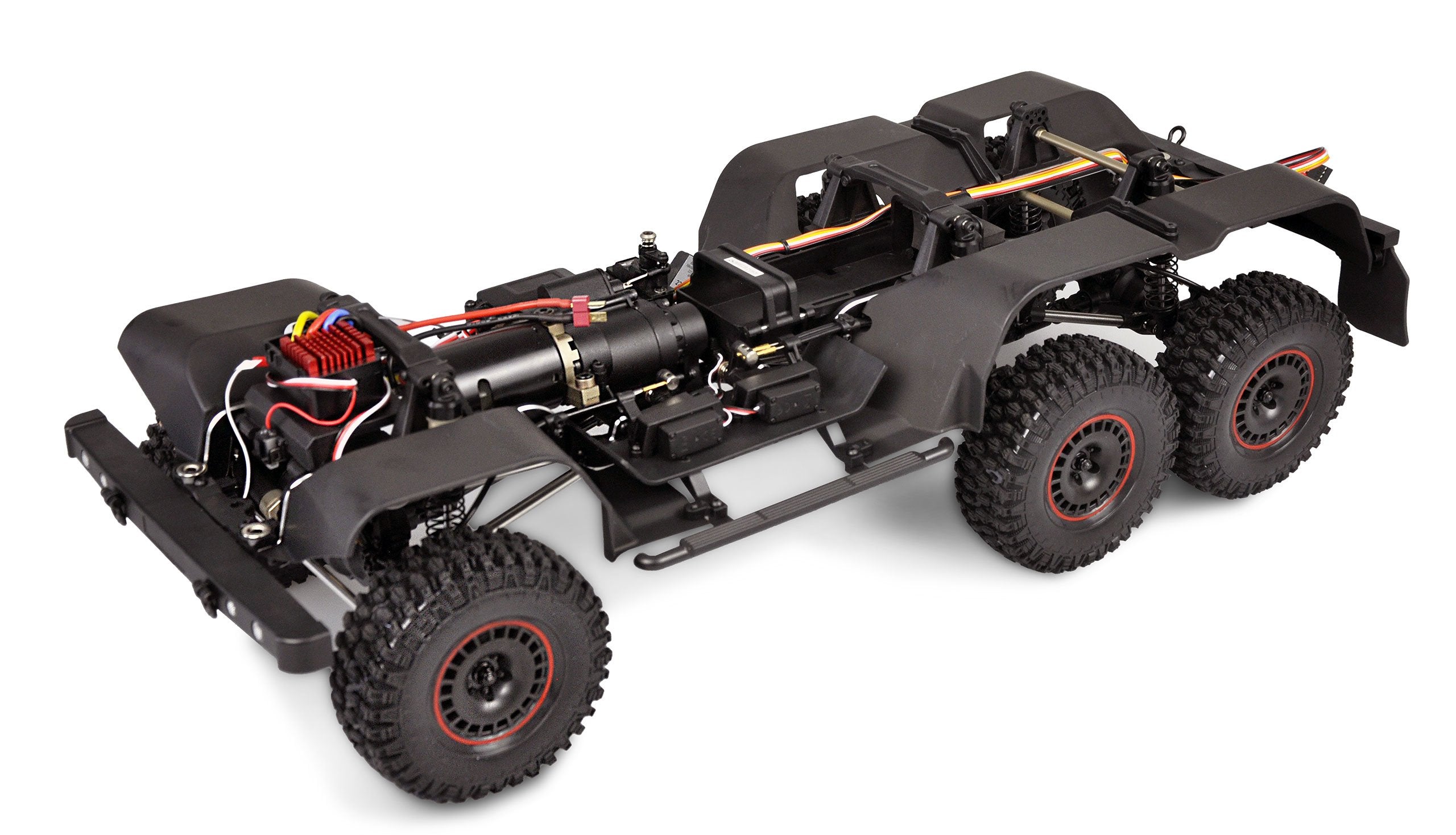 EAN 4260677959155 - Amewi AMXRock RCX103P Scale Crawler 6x6 Pick-Up 1:10 ARTR modelo controlado por radio Camión oruga Motor imagen 4