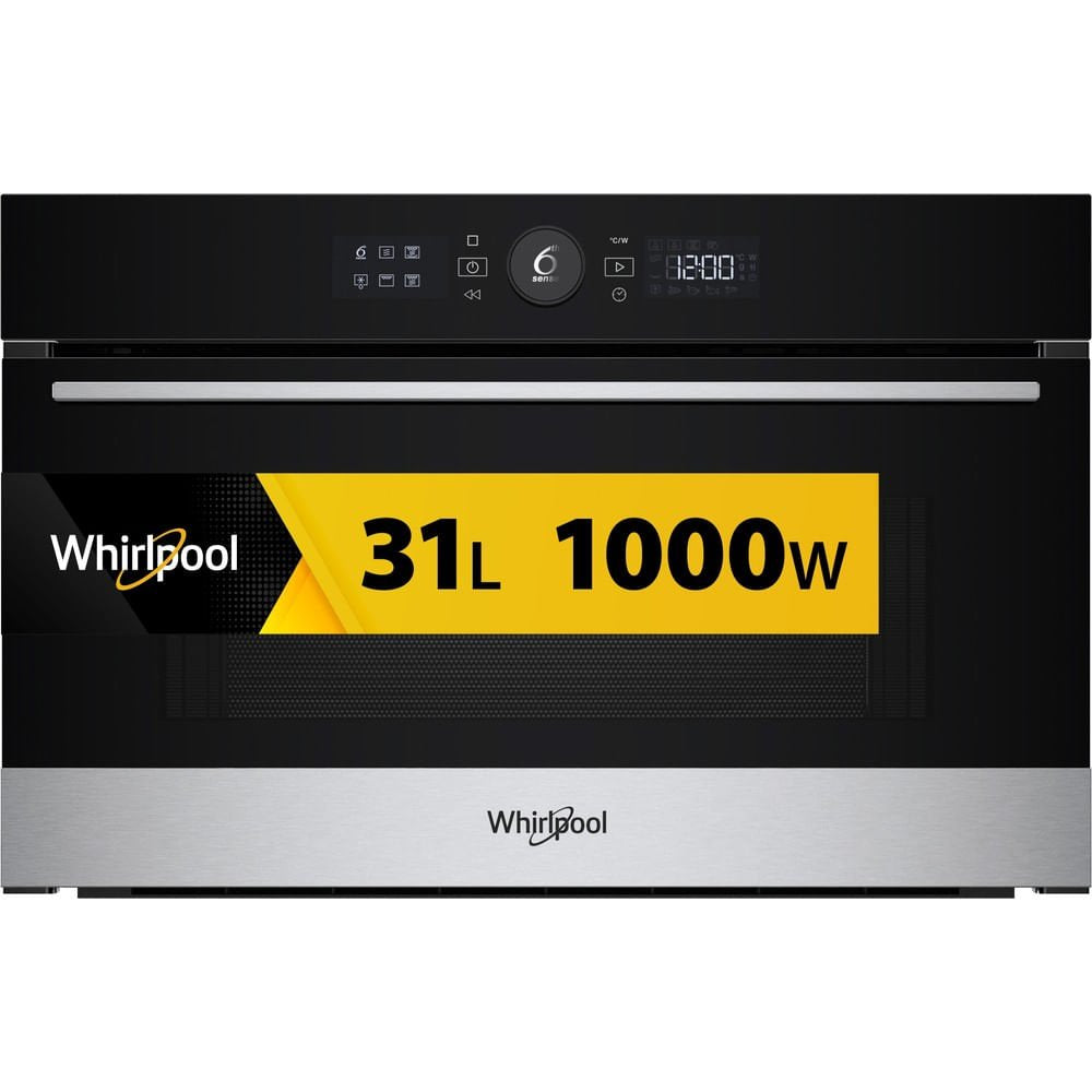 EAN 8003437397271 - Whirlpool WMD54MX Negro, Acero inoxidable Microondas con grill Integrado 31 L 1000 W imagen 1