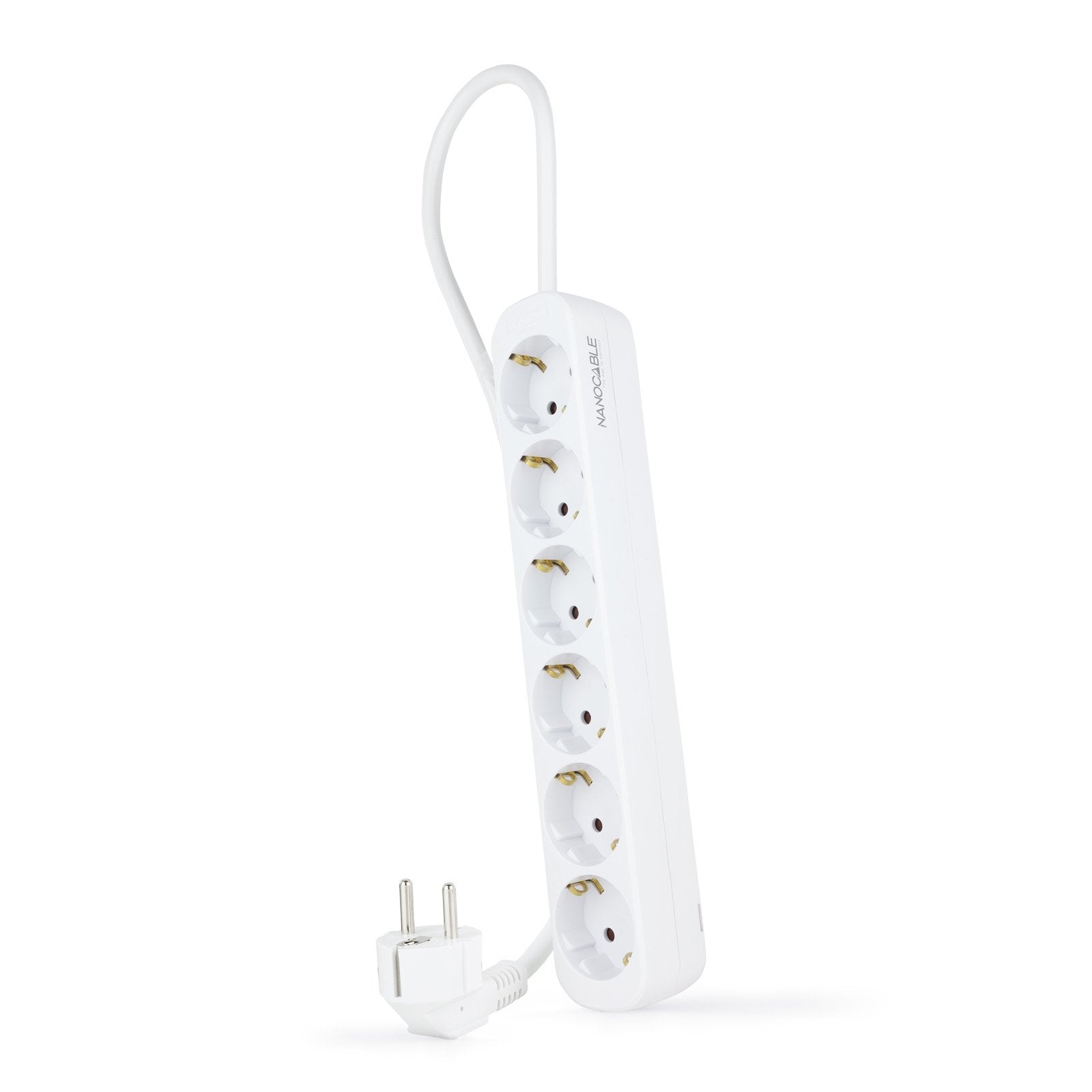 Nanocable Regleta 6 Tomas - 1.4m - Blanco