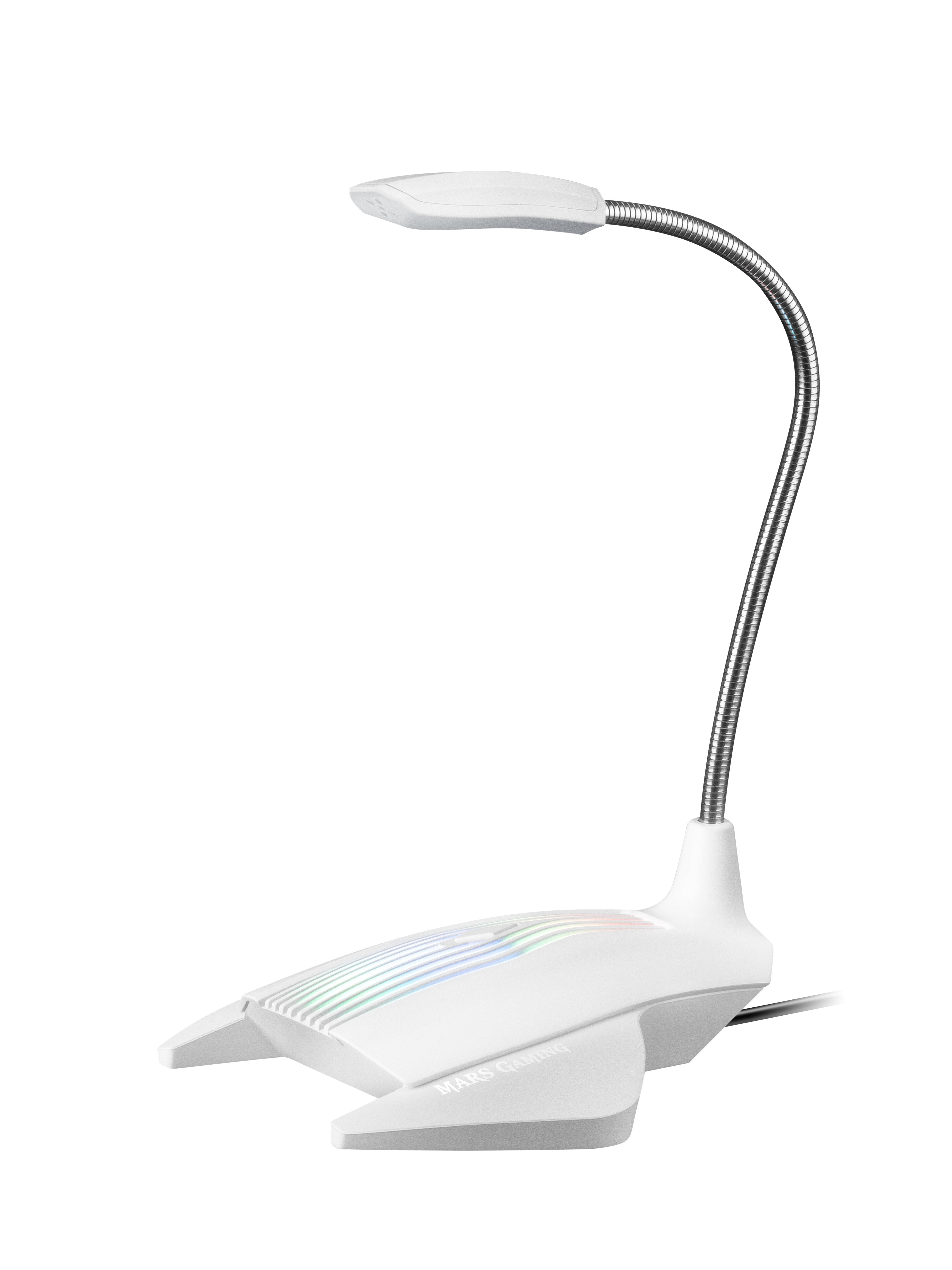 Micrófono Mars Gaming Mmicw Usb 2.0 Blanco