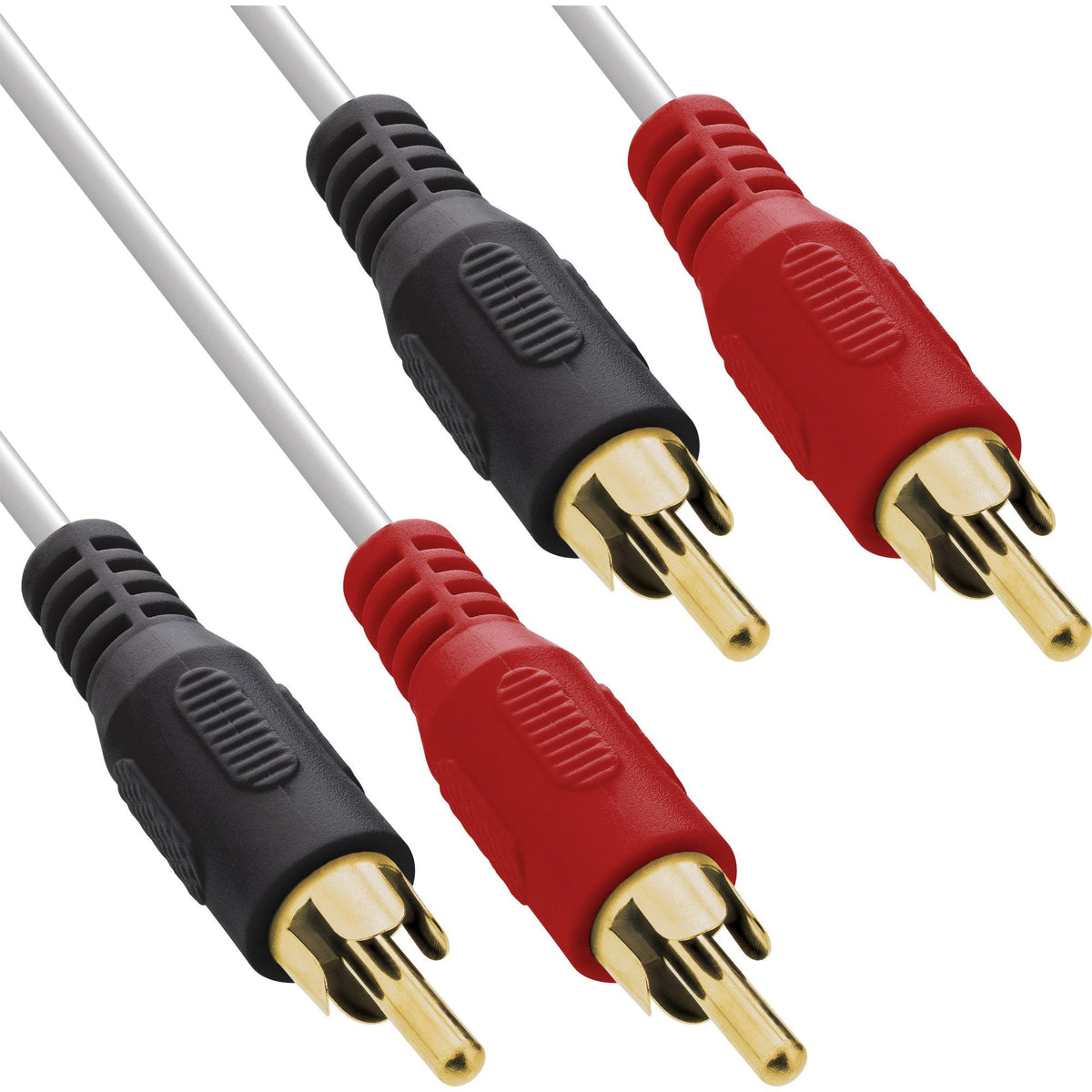 Cable Inline Rca 2x Rca Macho / Macho 0,5m
