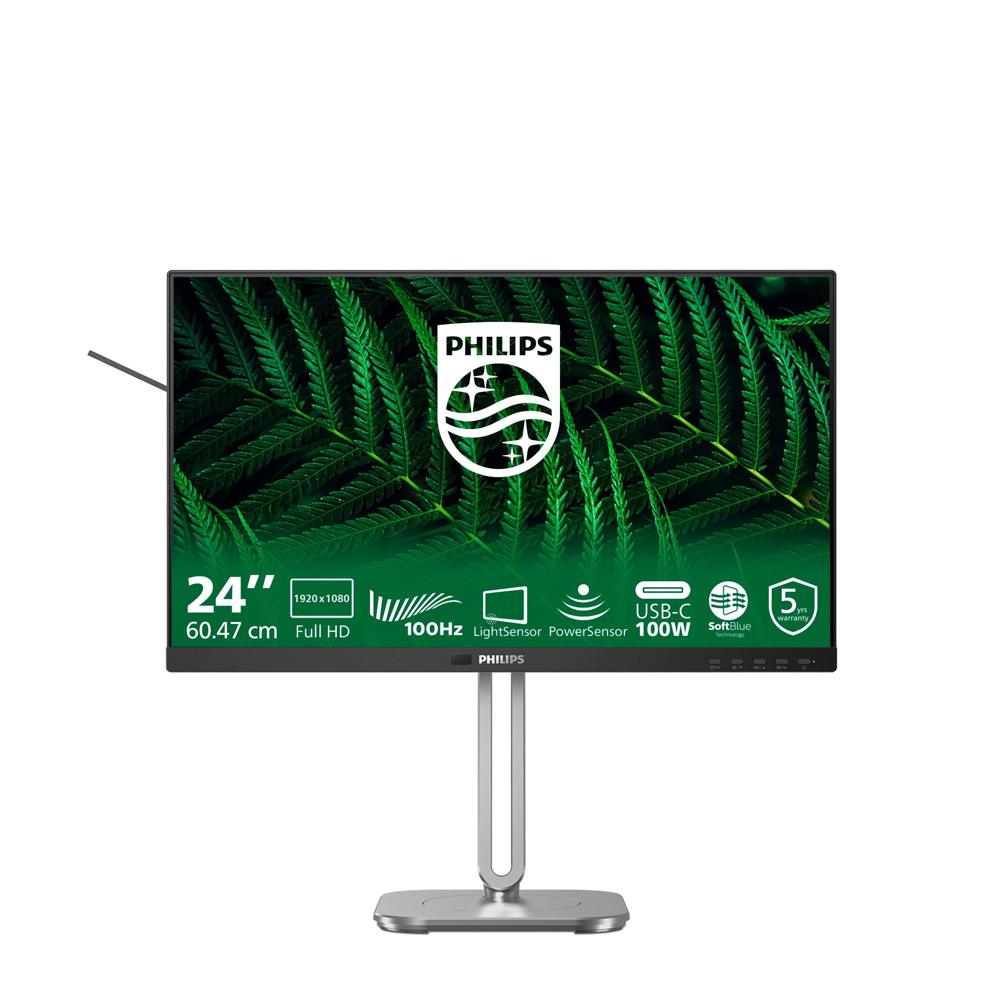 EAN 8721038001747 - Philips 5000 series 24B2G5301/00 pantalla para PC 60,5 cm (23.8") 1920 x 1080 Pixeles Full HD LCD Negro imagen 1