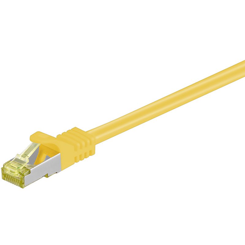 Latiguillo Cat 7, S/Ftp, 5.00 M, Amarillo, Lszh Goobay