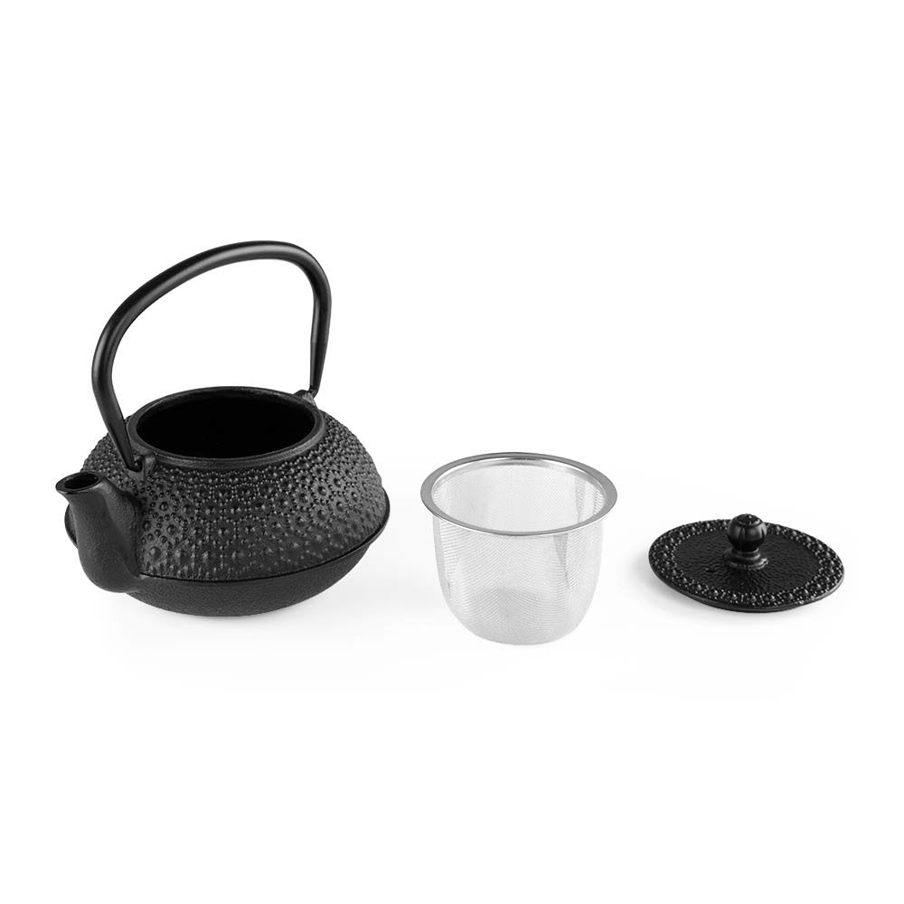 Orbegozo Tth-500 Tetera Tetsubin Hierro Fundido - Diseño Tradicional Japones - Capacidad 500ml - Interior Esmaltado -