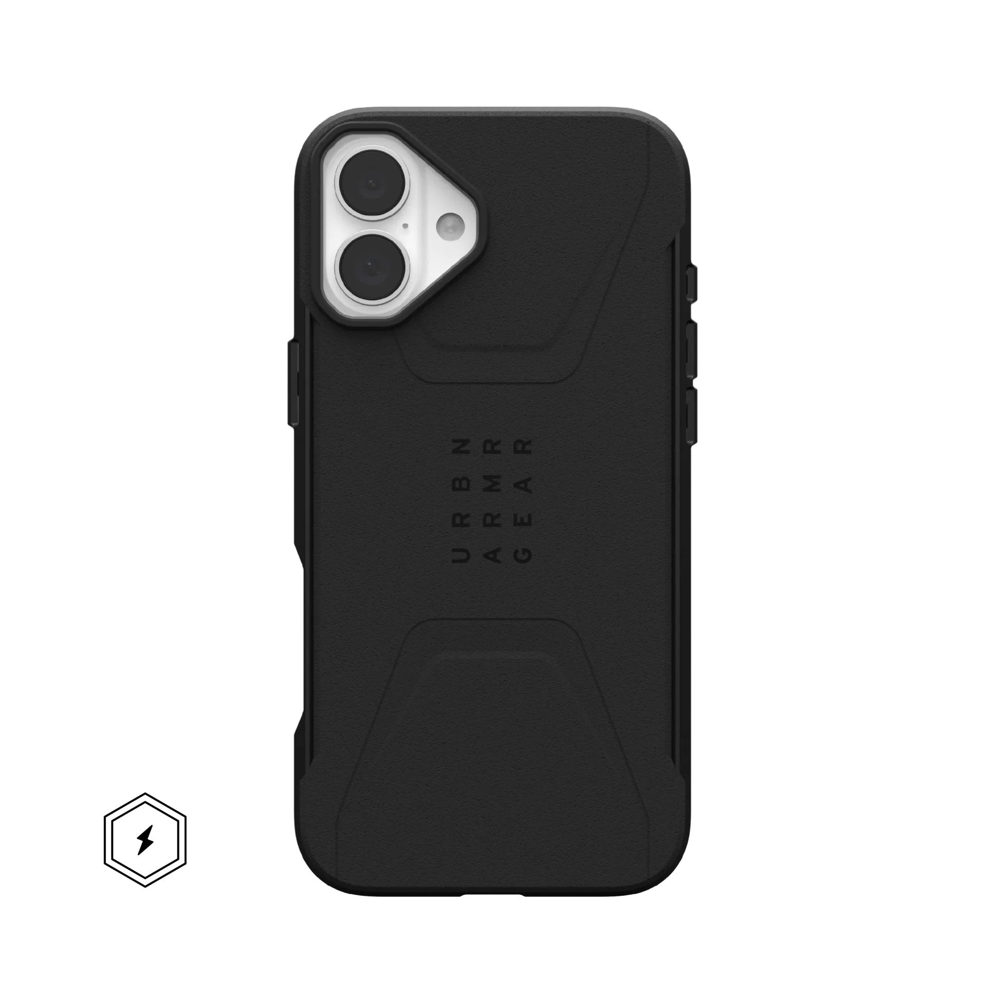 Funda Uag Civilian Black Apple Iphone 16