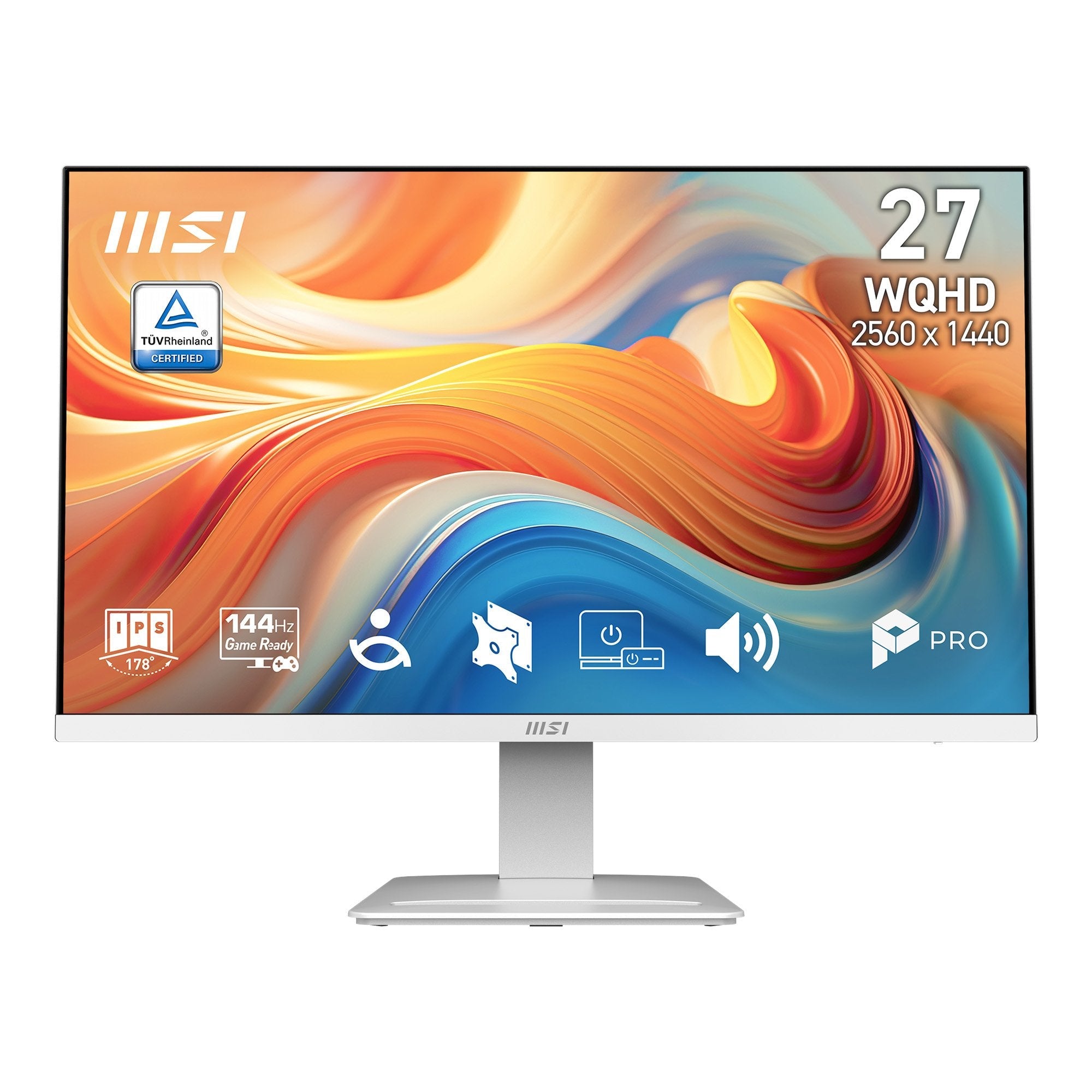 Monitor 27 Cali Pro Mp273qw E14 Led/Wqhd/Flat/144hz/Bialy