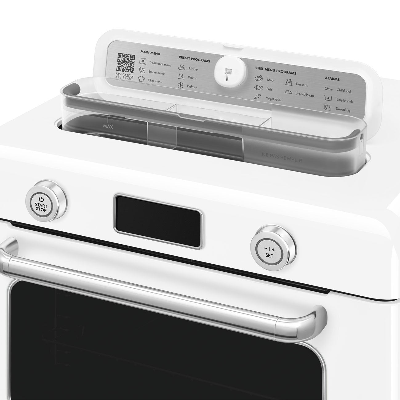 EAN 8017709333843 - Smeg COF01WHEU horno de vapor Pequeño Blanco Botones, Giratorio imagen 12