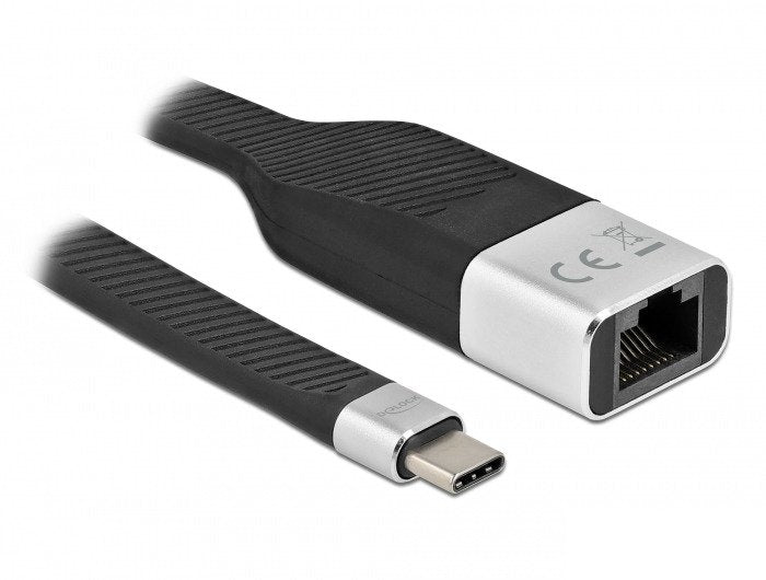 Delock Fpc Flachbandcable Usb Type-C Zu Gigabit Lan 10 100 1000 Mbps 15 Cm