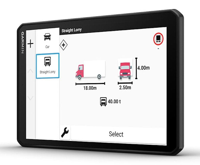 EAN 0753759335427 - Garmin dēzl LGV820 navegador Fijo 20,3 cm (8") TFT Pantalla táctil 405 g Negro imagen 4