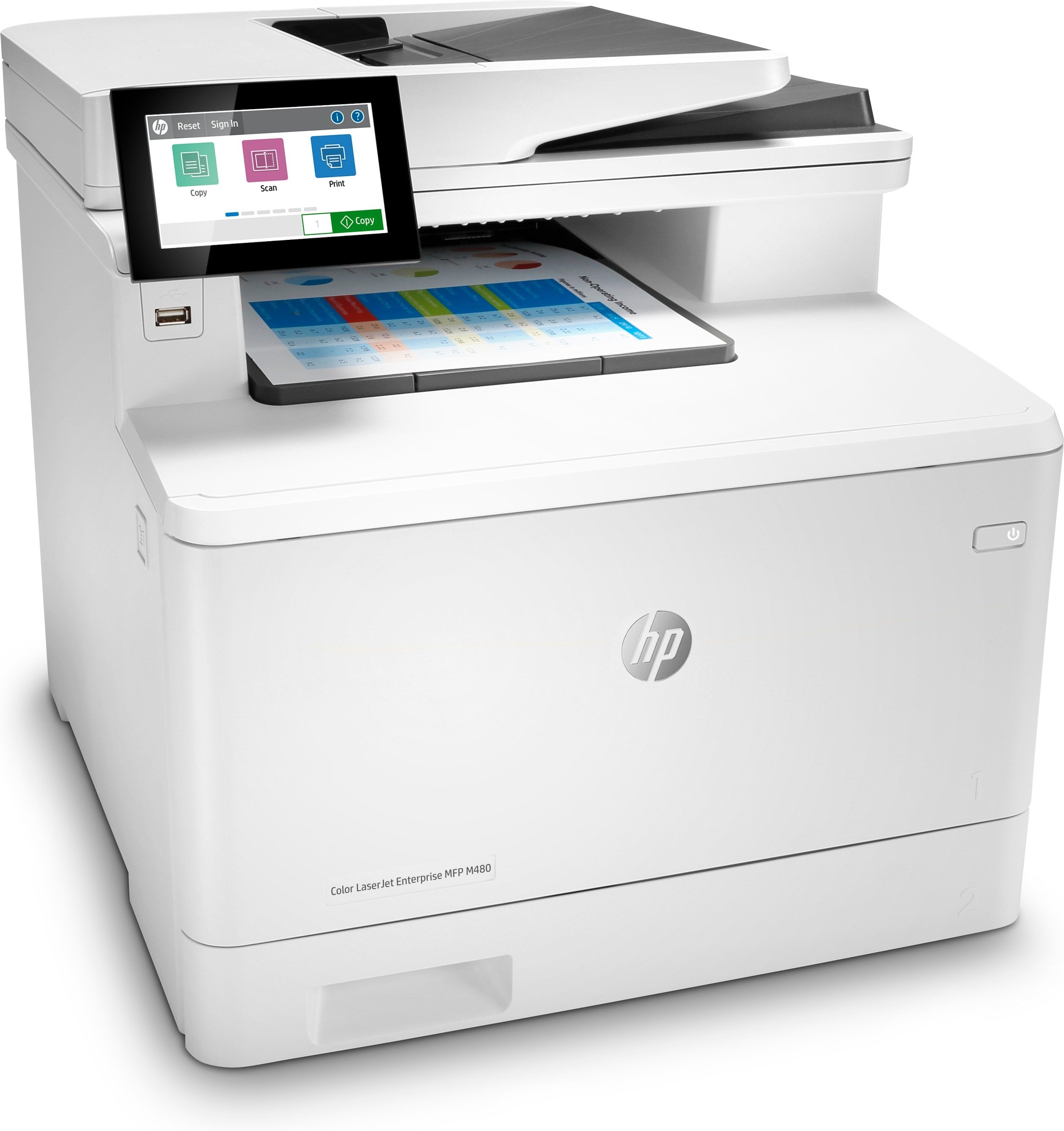 EAN 0193905216840 - HP Color LaserJet Enterprise MFP M480f Laser A4 600 x 600 DPI 27 ppm Wifi imagen 3