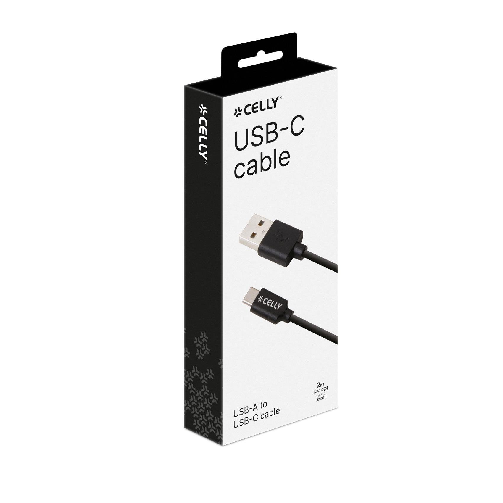 EAN 8021735731092 - Celly USB-C2M cable USB 2 m USB A USB C Negro imagen 6