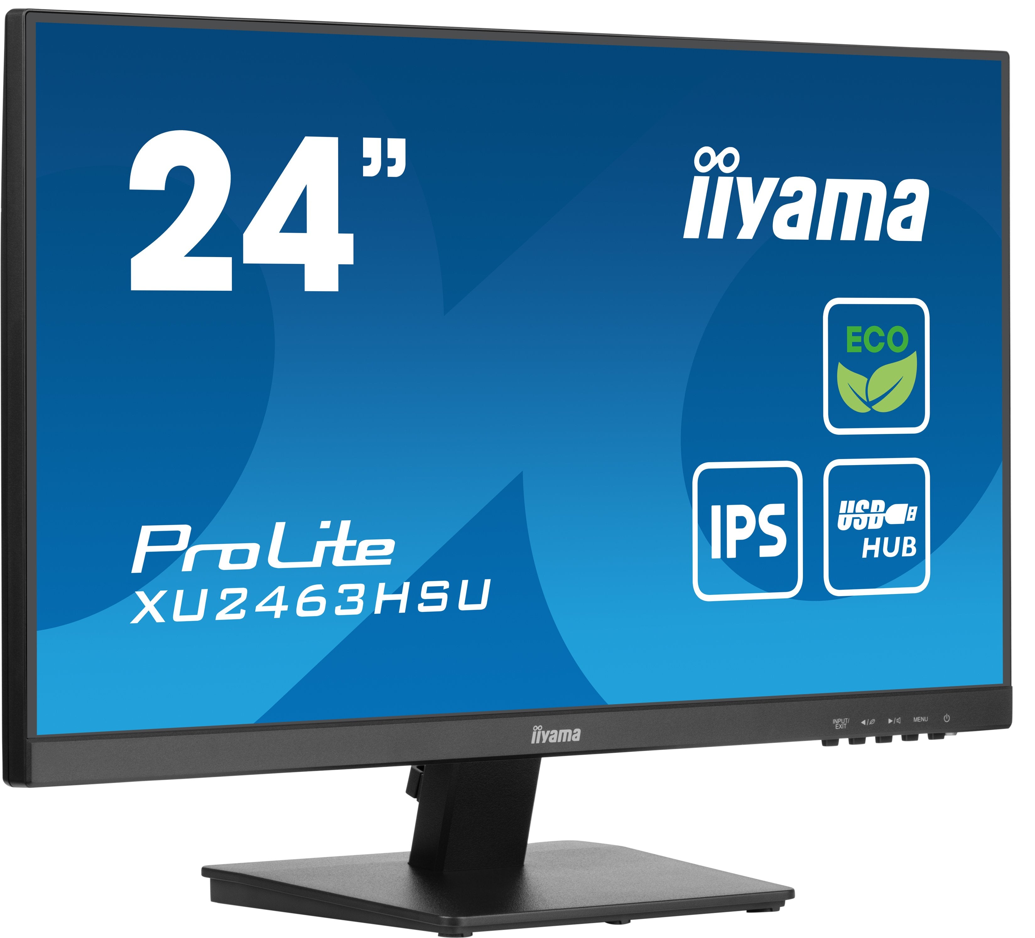 Monitor Iiyama 60.5cm 24" Xu2463hsu-B1 16:9 Hdmi+Dp+2xusb Ips Retail