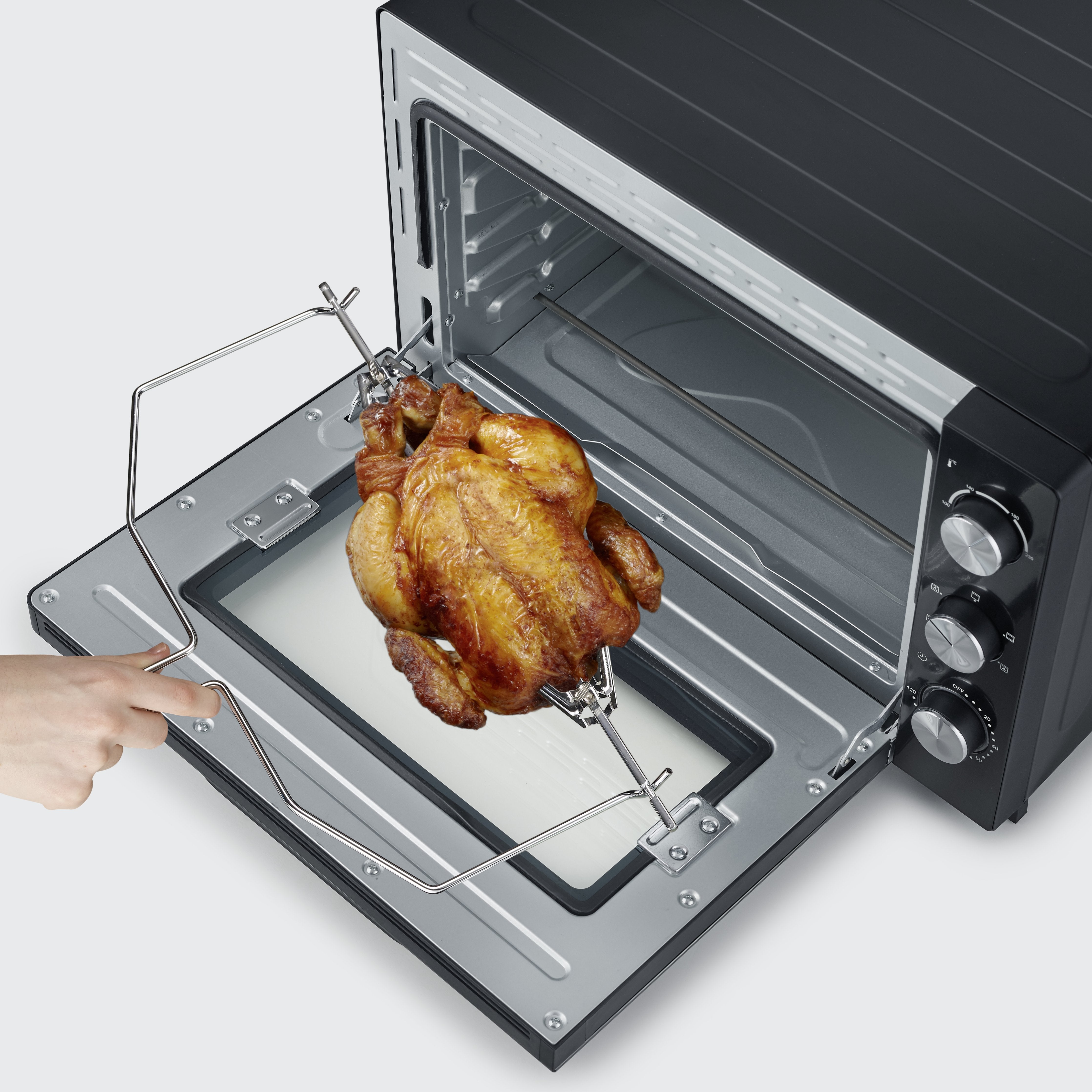 EAN 4008146040443 - Severin TO 2073 XXL horno tostador 60 L 2200 W Negro Parrilla imagen 6