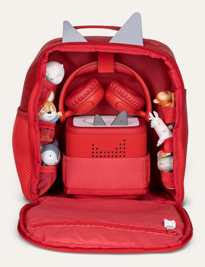 Tonies Rucksack - Rot (Rot Grau)