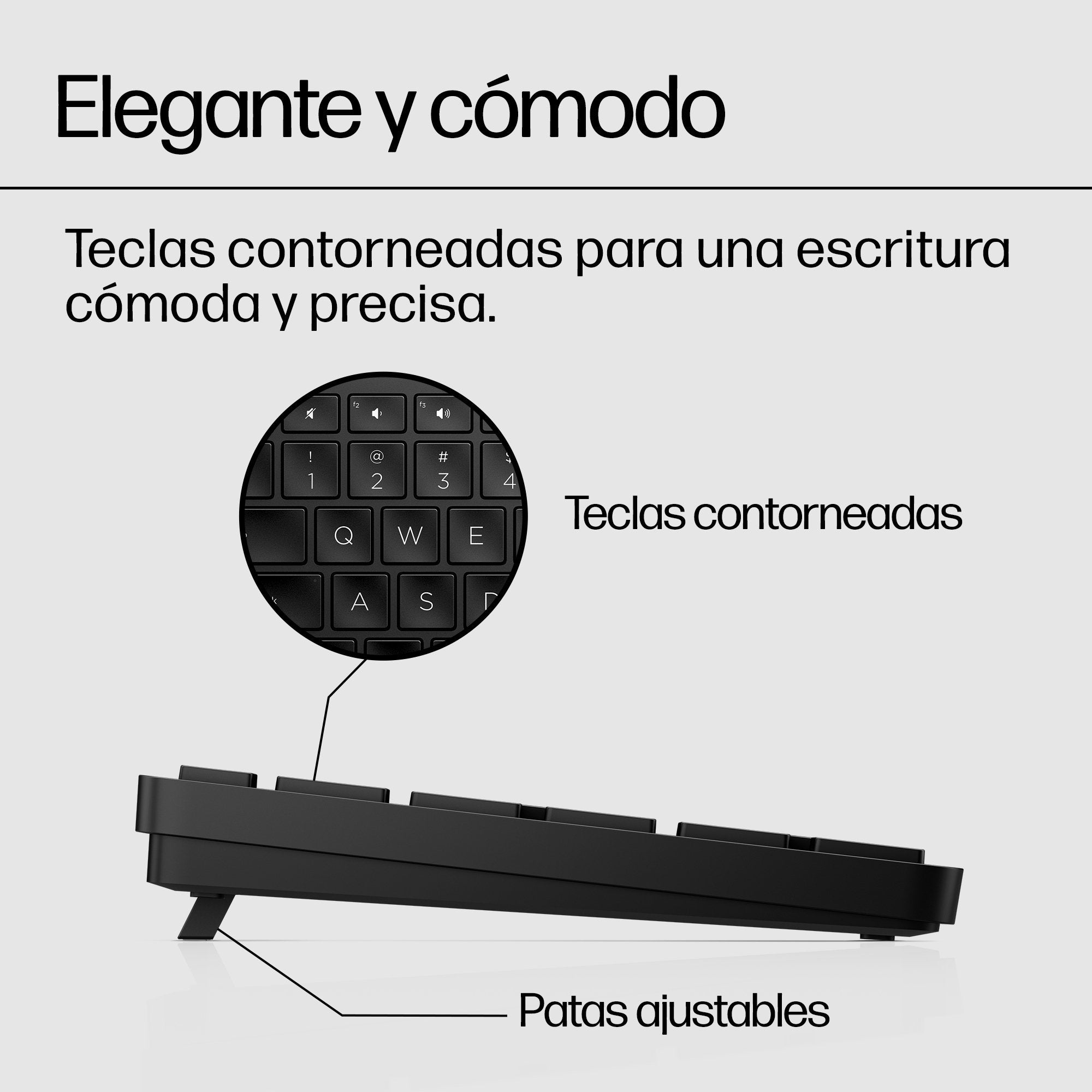 EAN 196188162651 - HP 450 BLK Programmable Wireless Keyboard teclado RF inalámbrica + USB Negro imagen 6