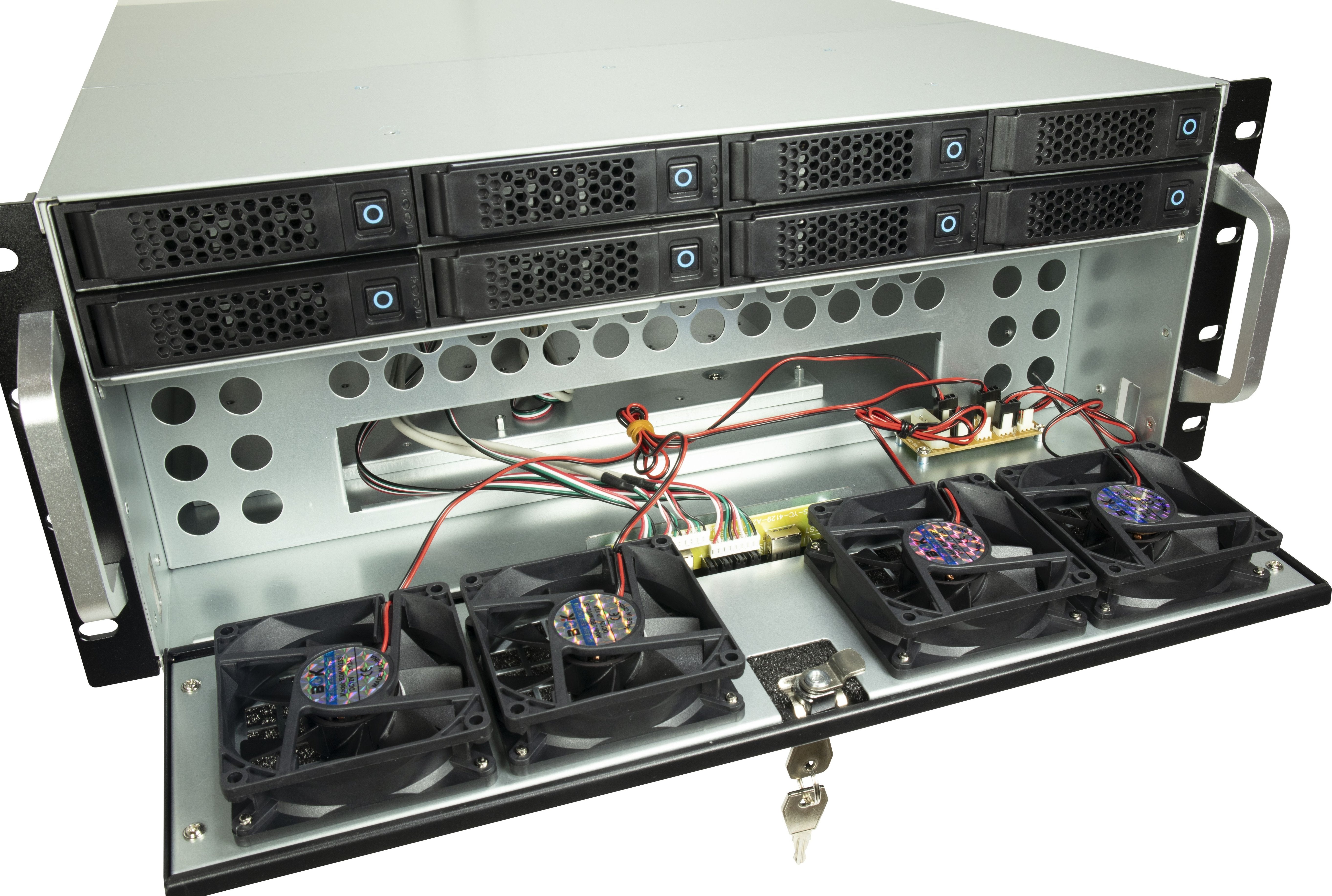 EAN 4260455648356 - Inter-Tech 4U-4708 Estante Negro imagen 4