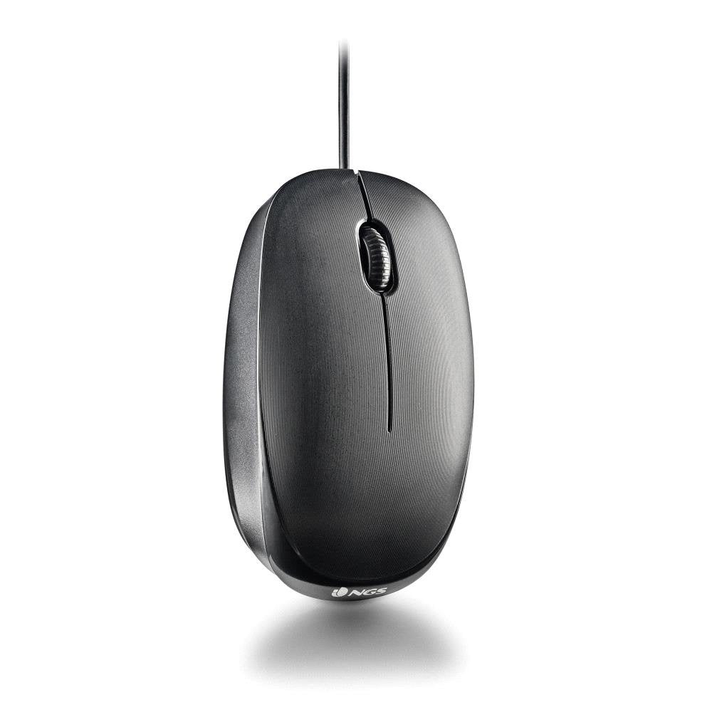 EAN 8435430624717 - NGS FLAME-C ratón Universal Ambidextro USB Tipo C Óptico 1000 DPI imagen 1