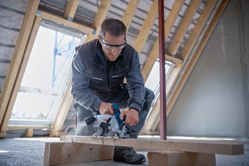 EAN 4059952610627 - Bosch GKS 18V-57-2 L PROFESSIONAL 16,5 cm Negro, Azul, Plata 5000 RPM imagen 5