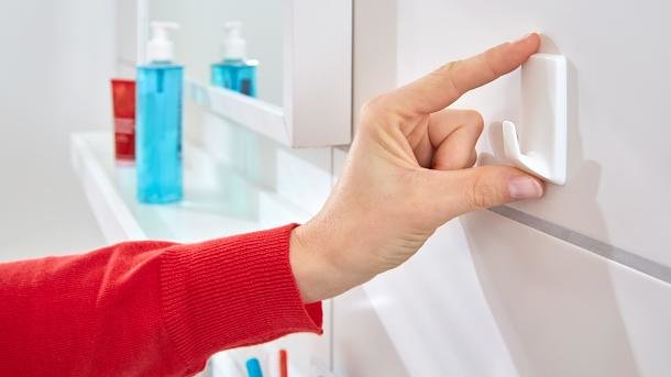 Tesa Powerstrips Interior Gancho Toallero Blanco