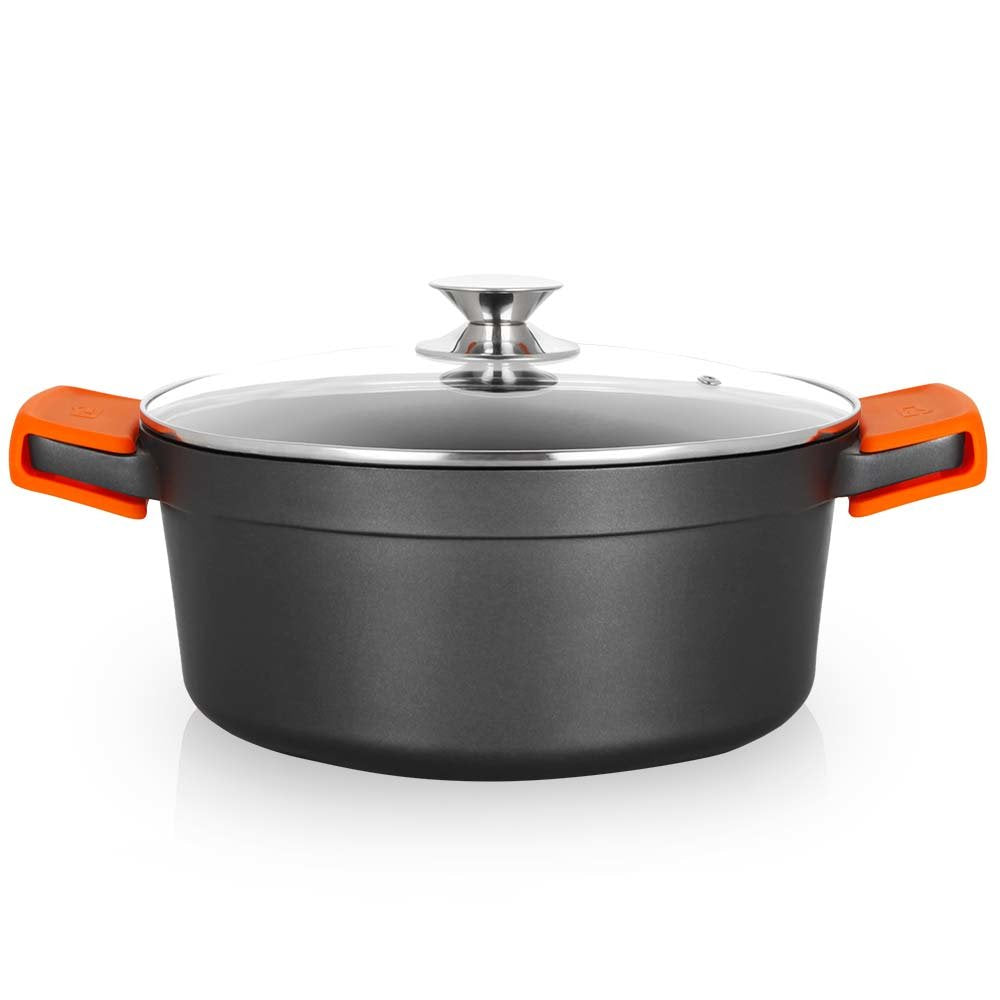 Orbegozo Cdh 3028 - Cacerola De Aluminio Fundido - Cocina Con Seguridad Y Versatilidad - Antiadherente Y Apta Para Todo