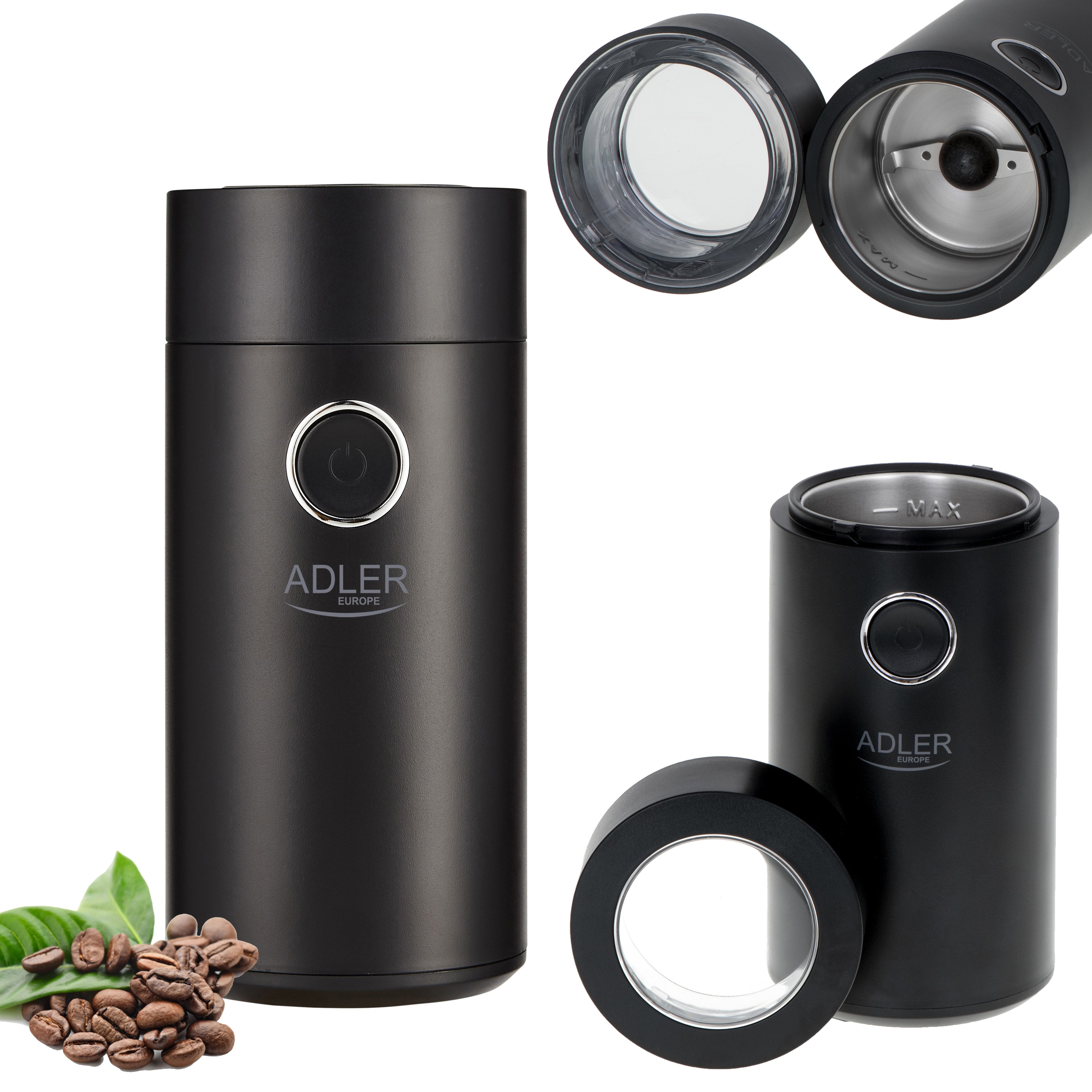 EAN 5903887800433 - Adler AD4446BS molinillo de café 150 W Negro imagen 7