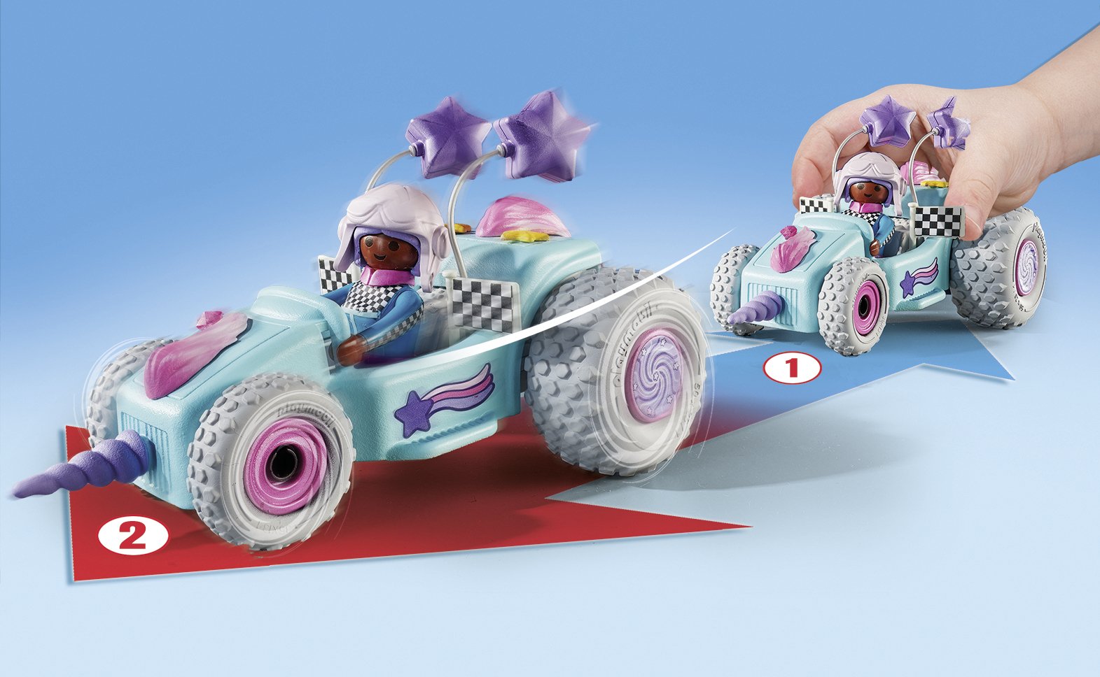 Playmobil 71635 Funstars Racing Unicornio, Juguete De Construcción 71635