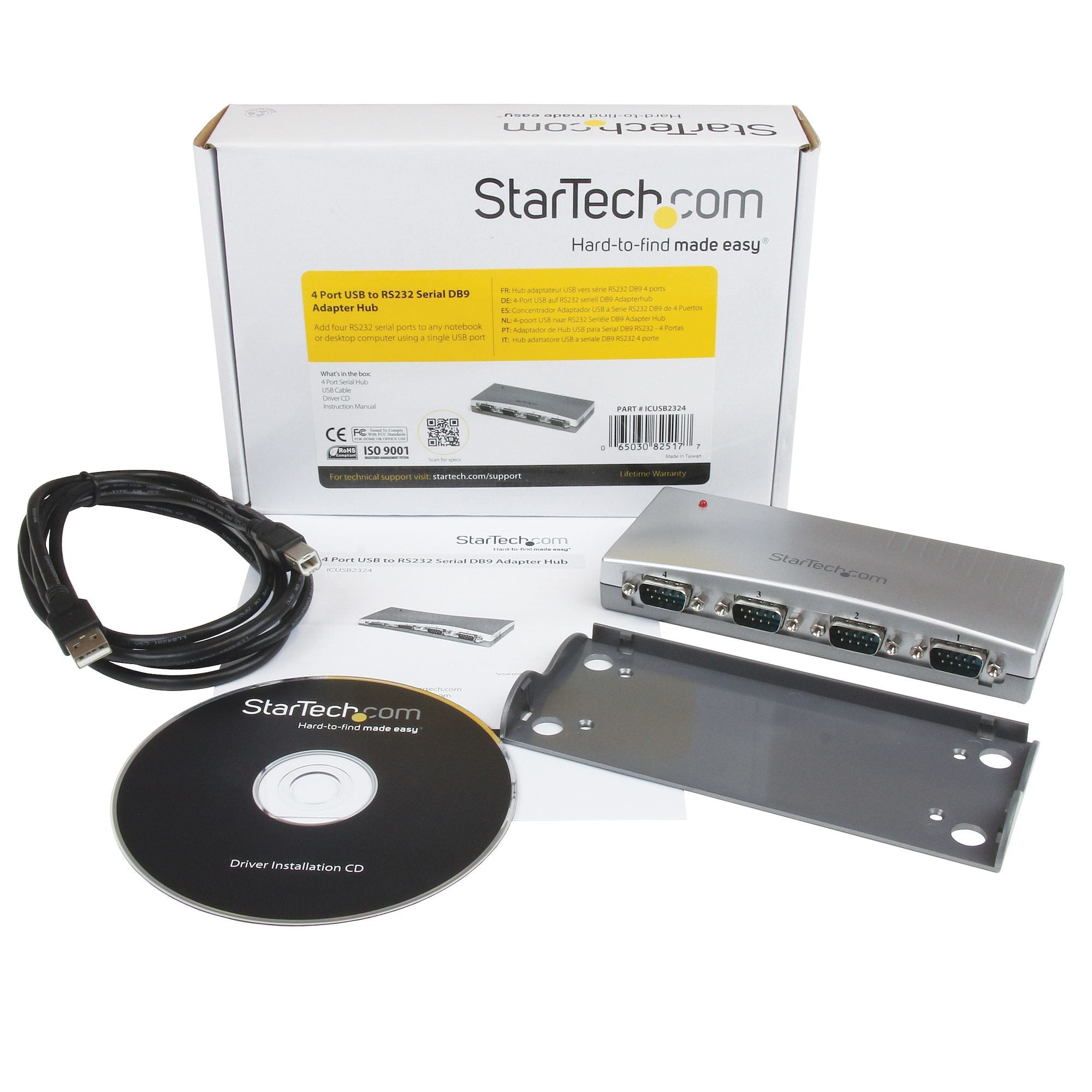 EAN 0065030825177 - StarTech.com ICUSB2324 hub de interfaz Plata imagen 4