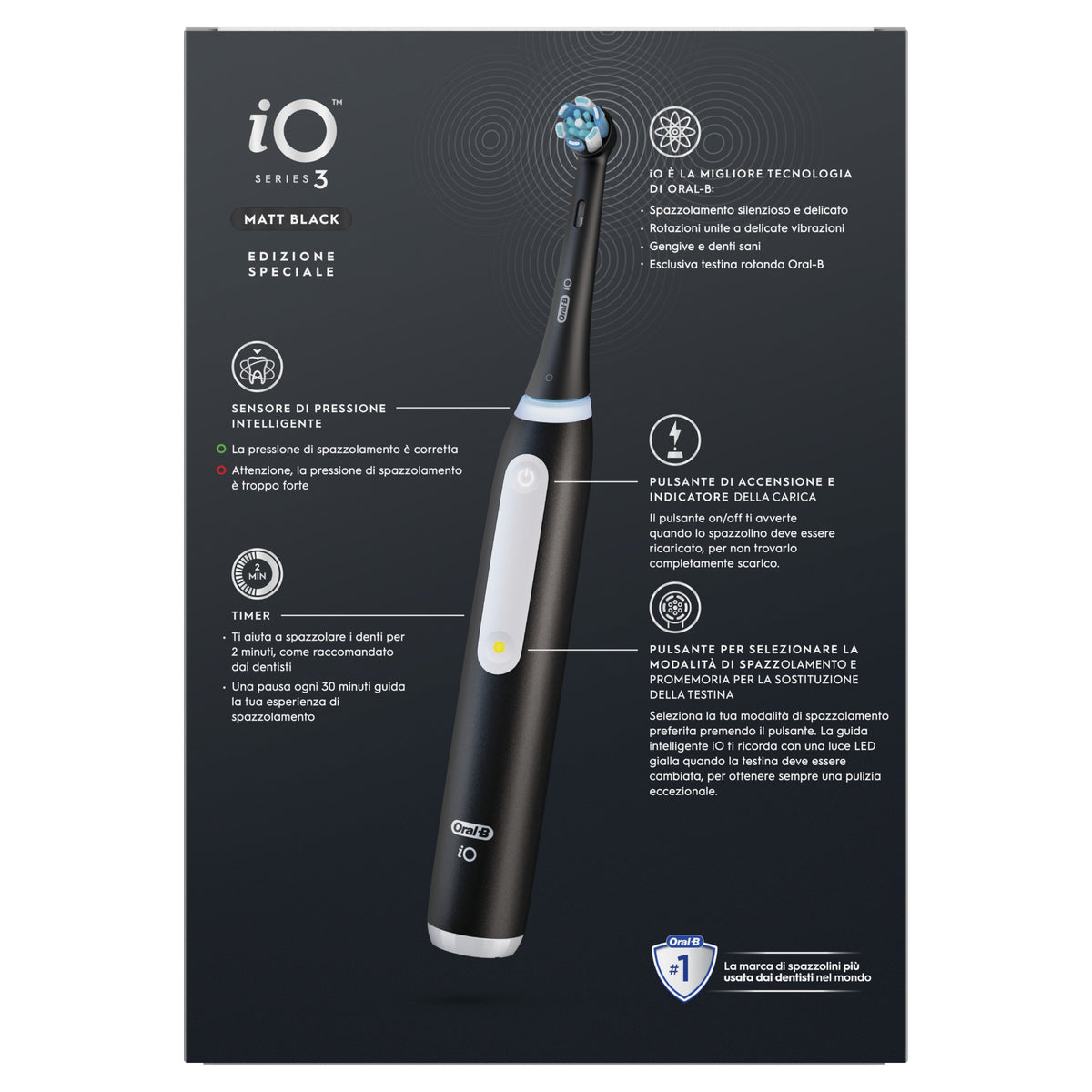 EAN 8700216537261 - Oral-B 80807630 cepillo eléctrico para dientes Adulto Negro, Blanco imagen 7