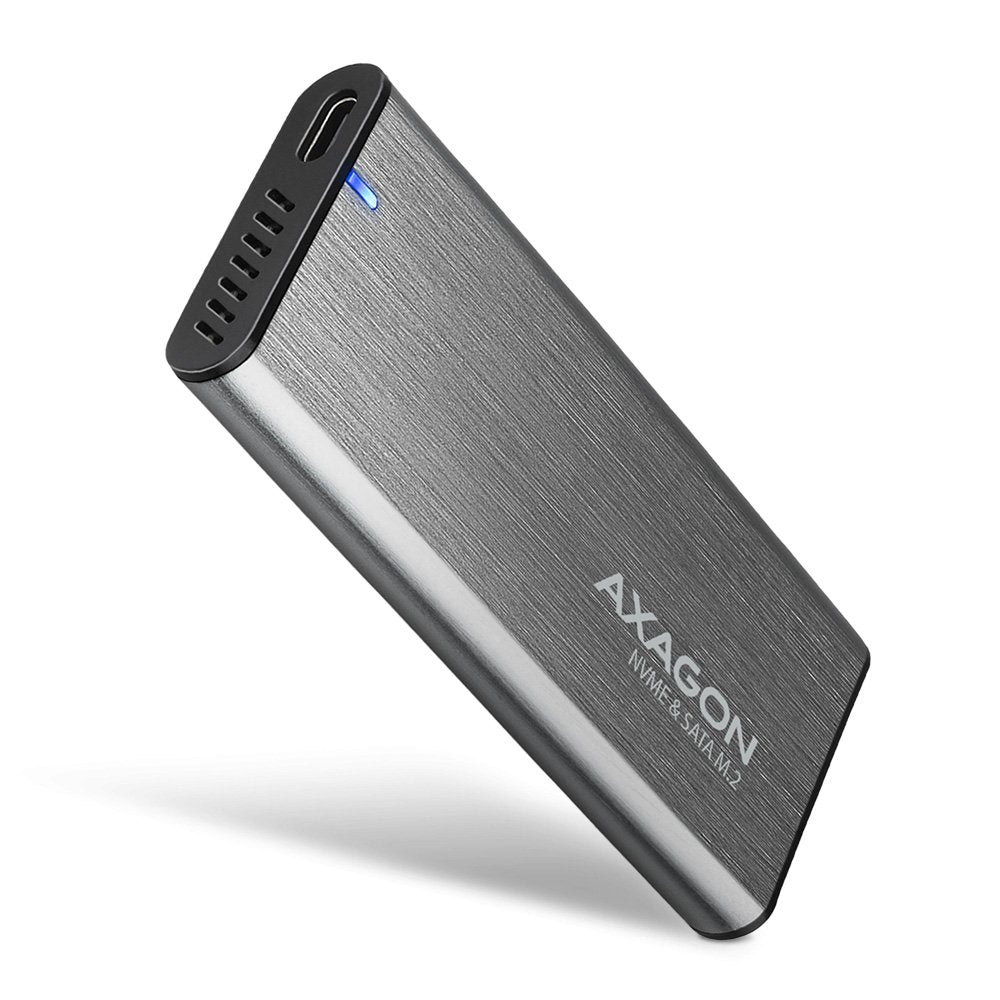 EAN 8595247906328 - Axagon EEM2-SG2 caja para disco duro externo Caja externa para unidad de estado sólido (SSD) Gris M.2 imagen 1