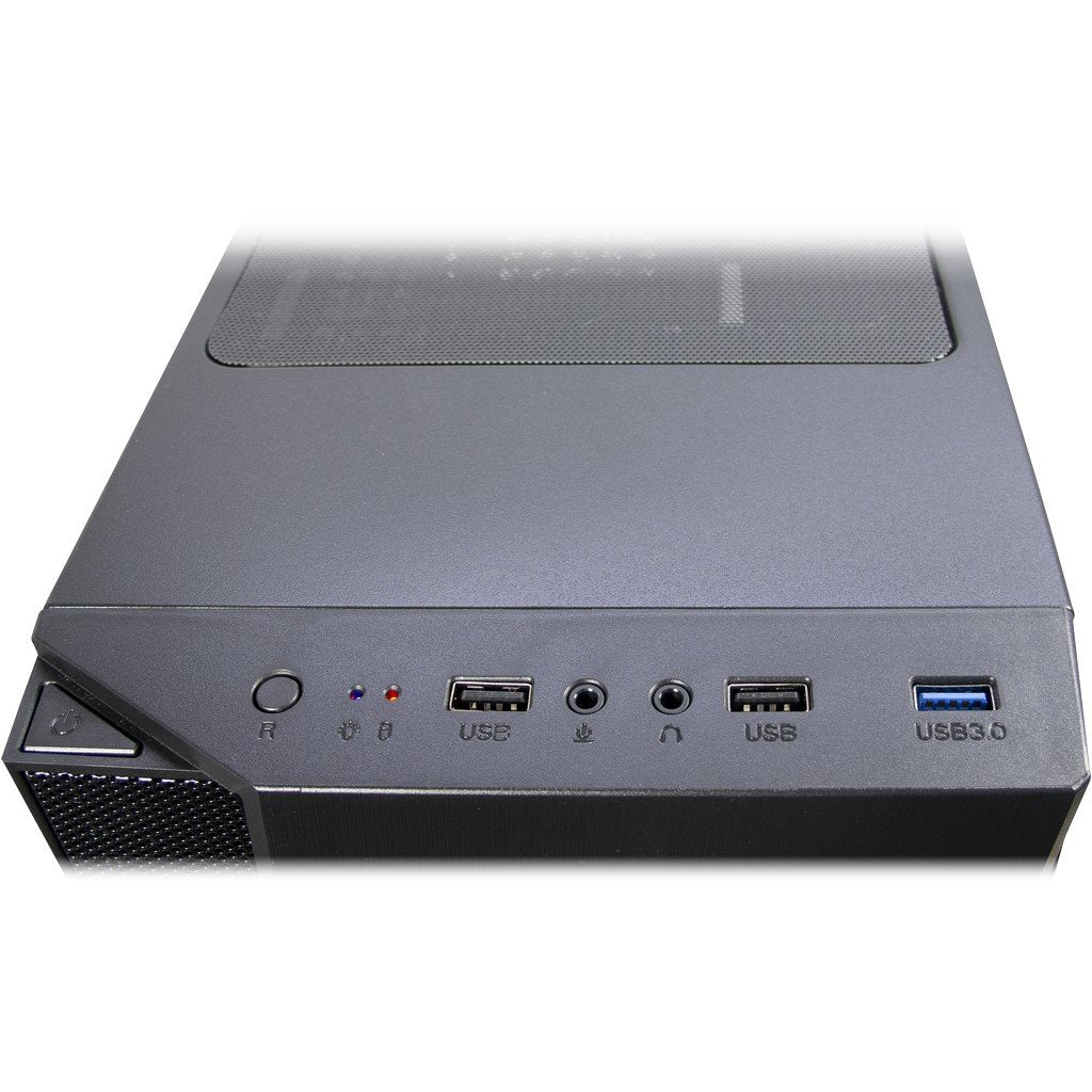 Caja Pc Inter-Tech T-11 Televen Lateral De Cristal Acrílico