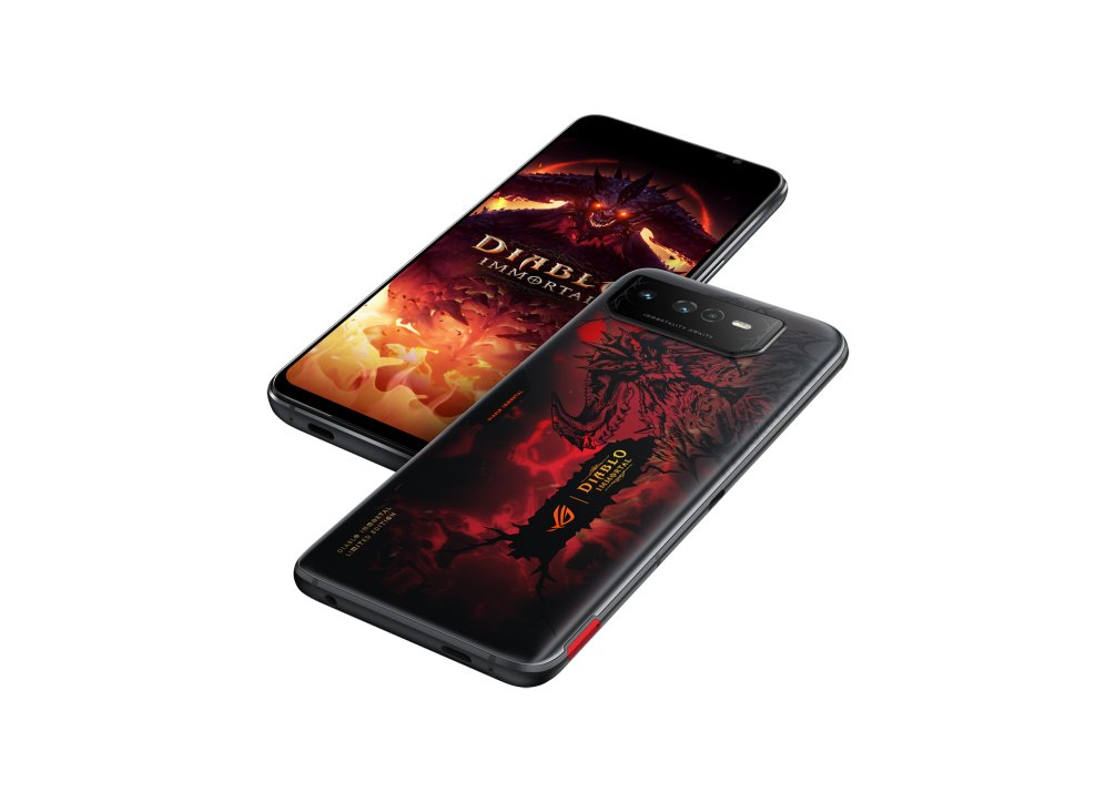 Asus Rog Phone 6 Diablo Immortal Edition 17,2 Cm (6.78") Sim Doble Android 12 5g Usb Tipo C 16 Gb 512 Gb 6000 Mah Negro, Rojo
