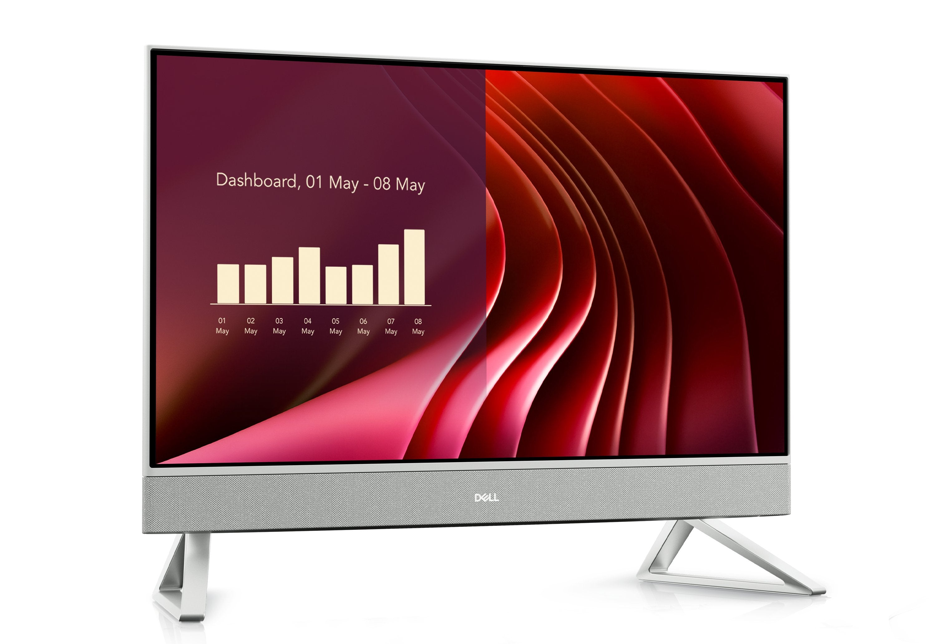 Pc Aio Dell Ec24250 Core 5-120u 16gb 512gb 23.8"Fhd W11p Blanco
