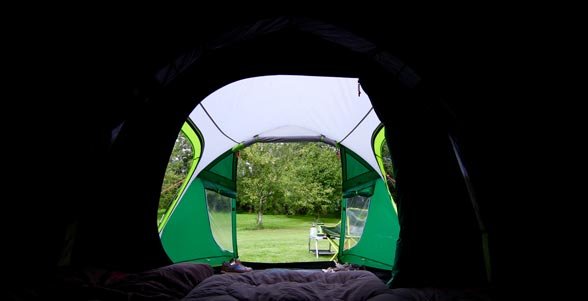 Tienda Tipo Túnel Coleman Chimney Rock 3 Plus Verde, Gris