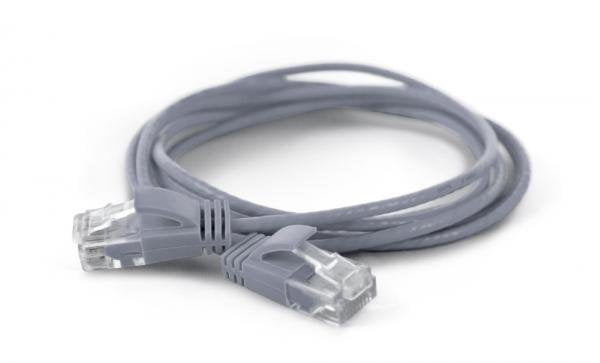Wantecwire Utp, Cable Extra Fino Cat6a, D = 2,8 Mm, Gris, Longitud 3,00 M