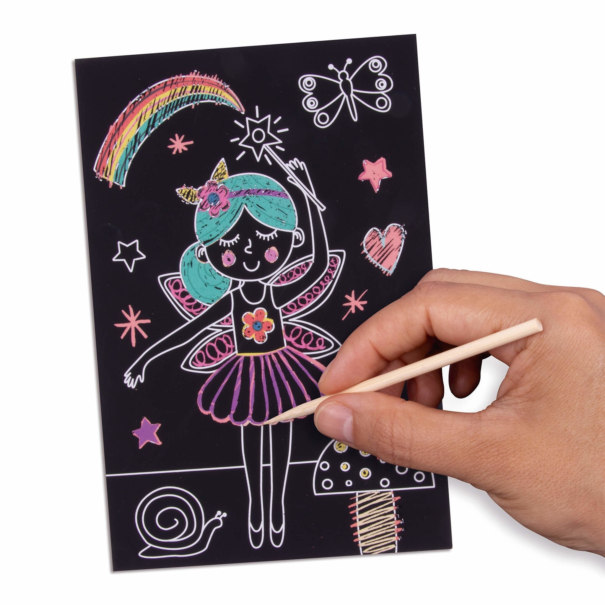 Apli Mini Láminas Rasca Y Dibuja Set Scratch&Draw Caja Expositora De 12 Surtidos +4 Años