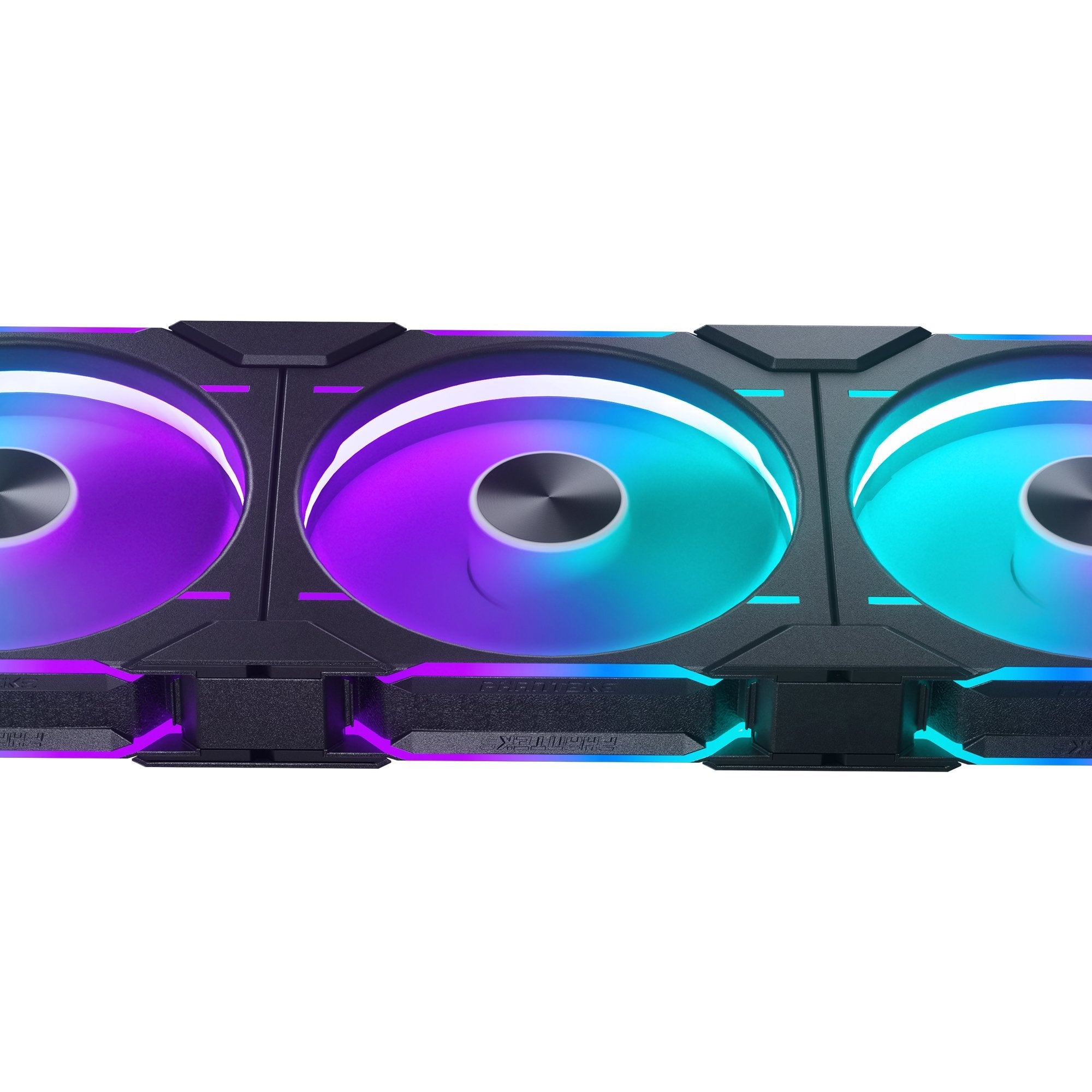 Ventilador Pc Phanteks D30 140mm Drgb Pwm Triple Fan Pack - Black