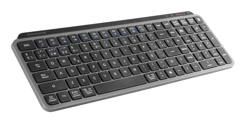 EAN 8435693113720 - Mars Gaming MK-SILENKEYS teclado Universal RF Wireless + Bluetooth QWERTY Español Negro imagen 1