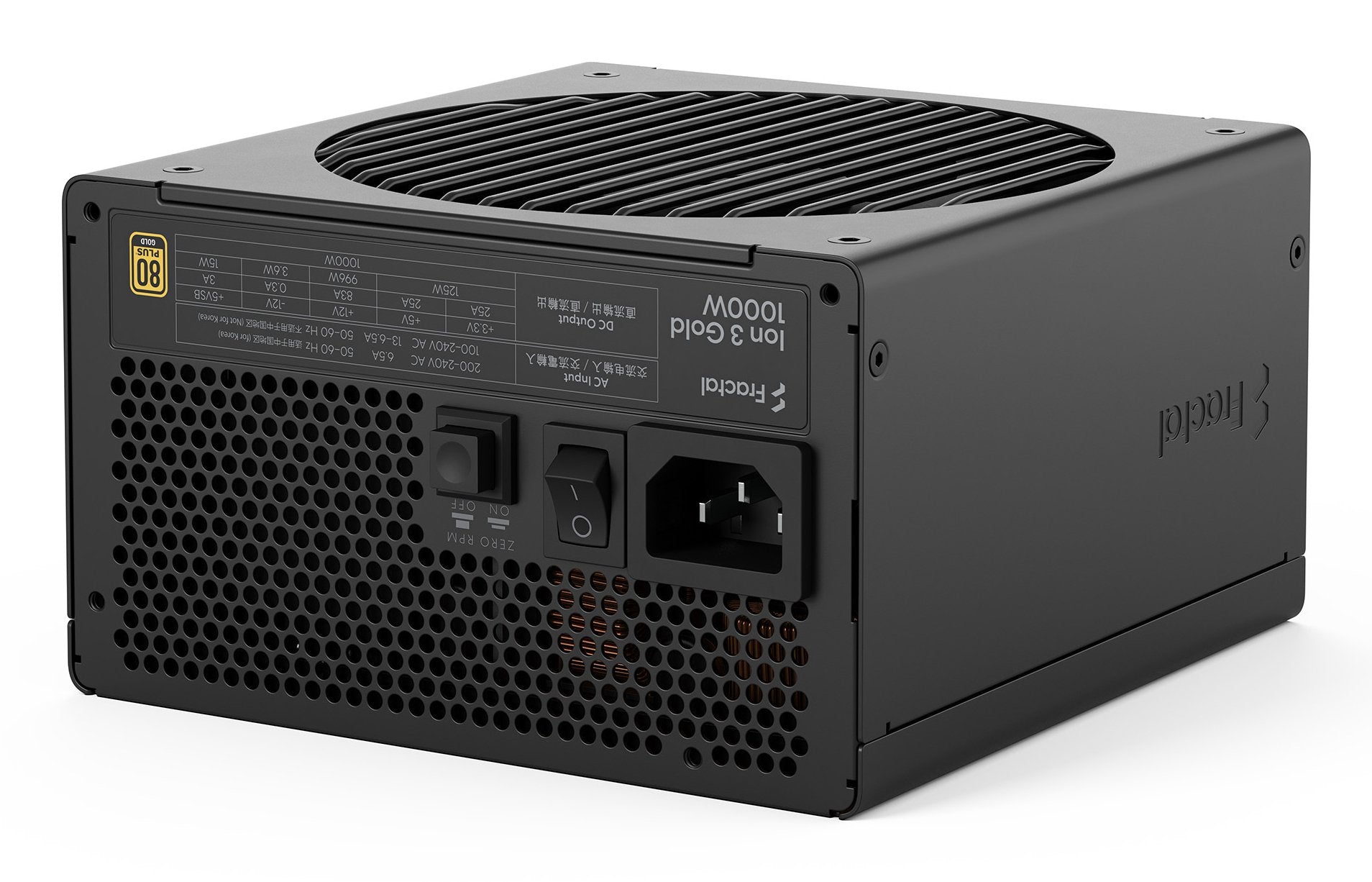 EAN 7340172710271 - Fractal Design Ion 3 Gold 1000W unidad de fuente de alimentación 24-pin ATX ATX Negro imagen 14