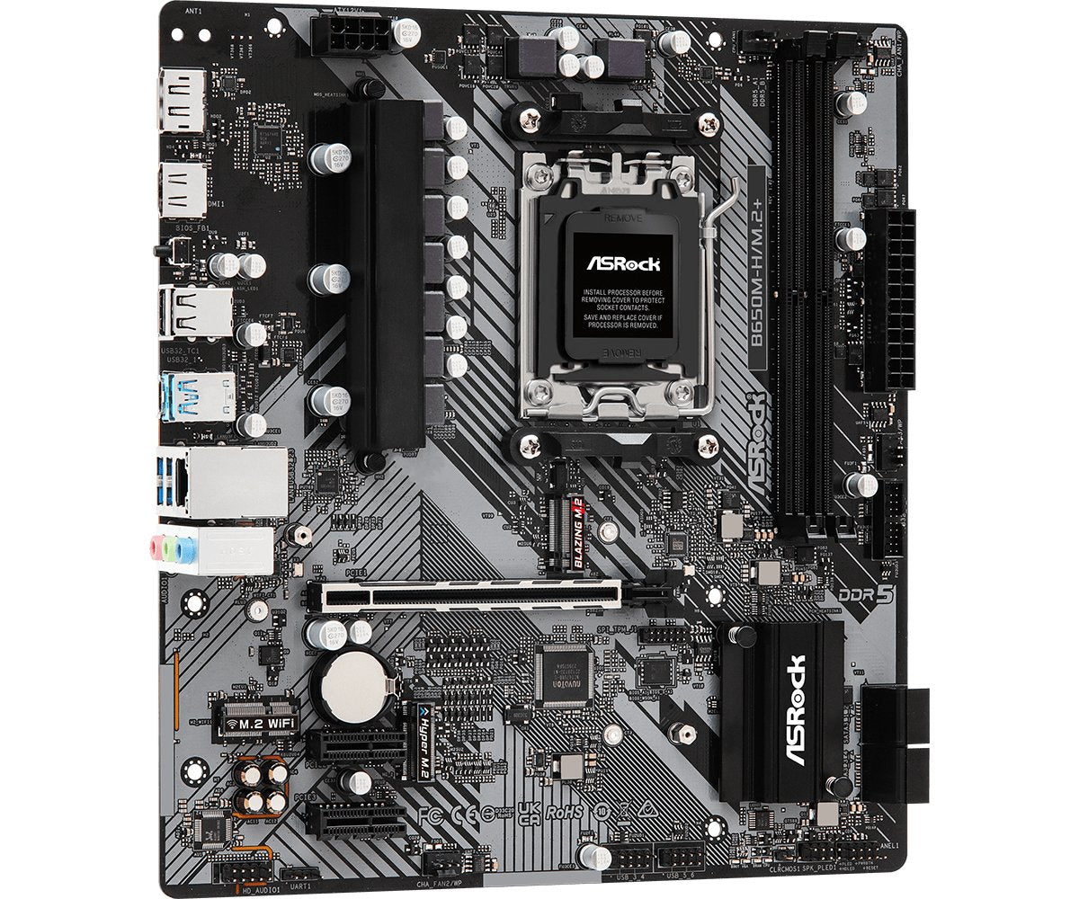 EAN 4710483943768 - Asrock B650M-H/M.2+ AMD B650 Zócalo AM5 micro ATX imagen 4