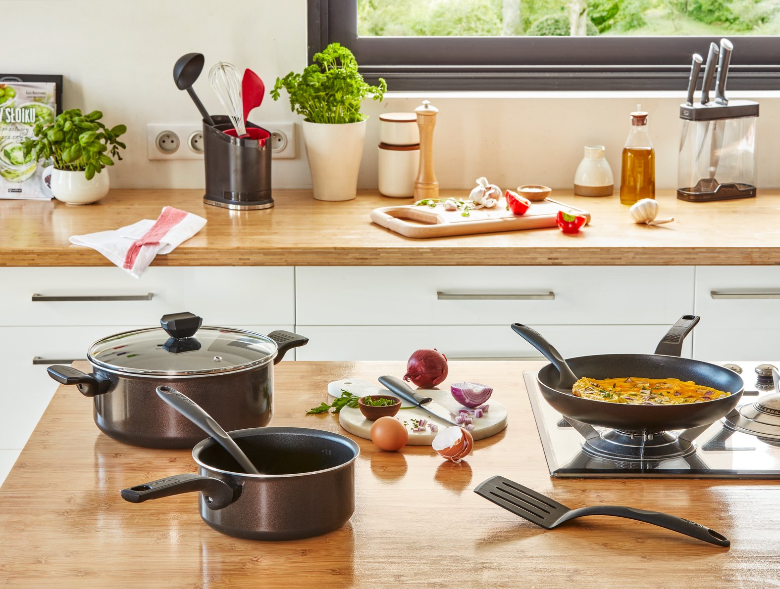 Tefal Easy Cook & Clean B5559033 Kit De Sartenes 2 Pieza(S)
